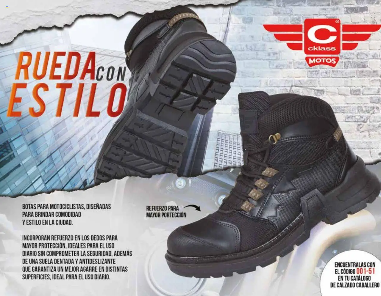 Nuevas ofertas de Cklass válidas en toda la República Mexicana desde el 18.06.2025. ¡Encuentra las mejores ofertas en Cklass catálogo Motos! | Página: 7 | Productos: Botas
