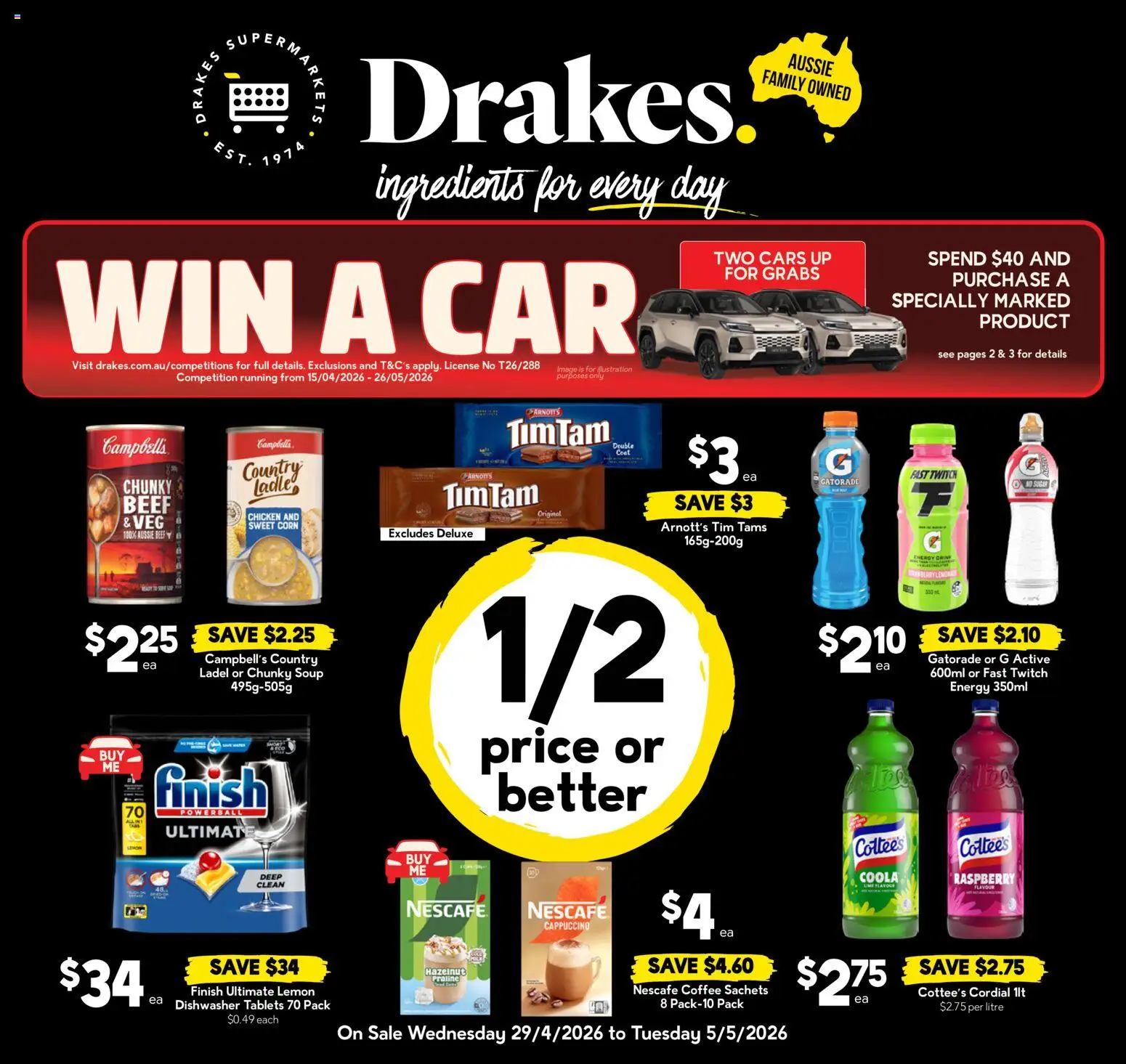 Drakes weekly specials catalogue from 29/04/2026 ❇️ Available here! | Australia