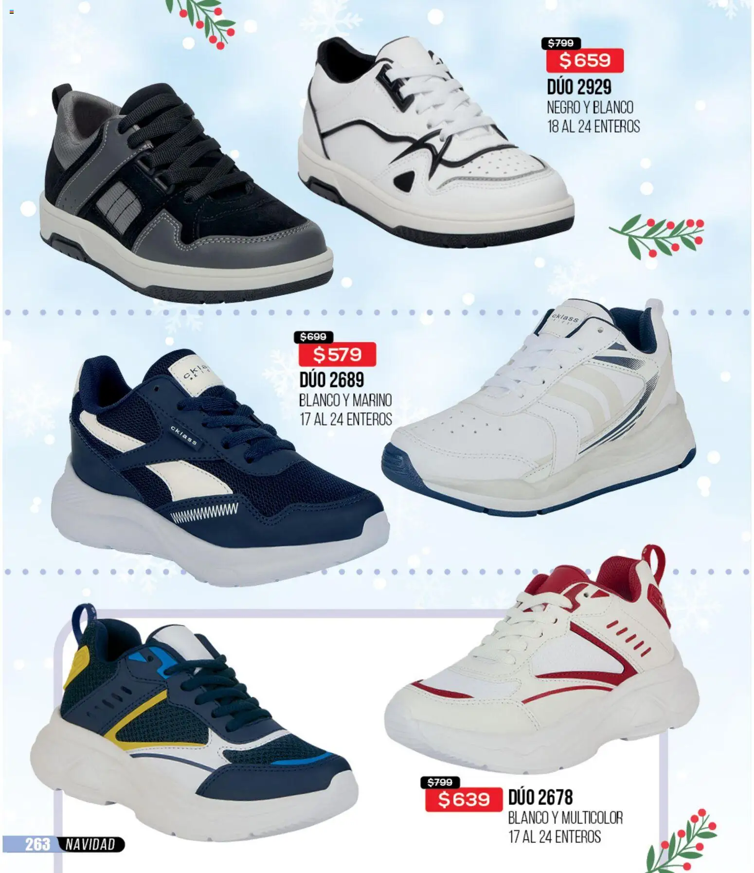 Nuevas ofertas de Cklass válidas en toda la República Mexicana desde el 30.11.2025. ¡Encuentra las mejores ofertas en Cklass catálogo Rebajas Navideñas Calzado! | Página: 264