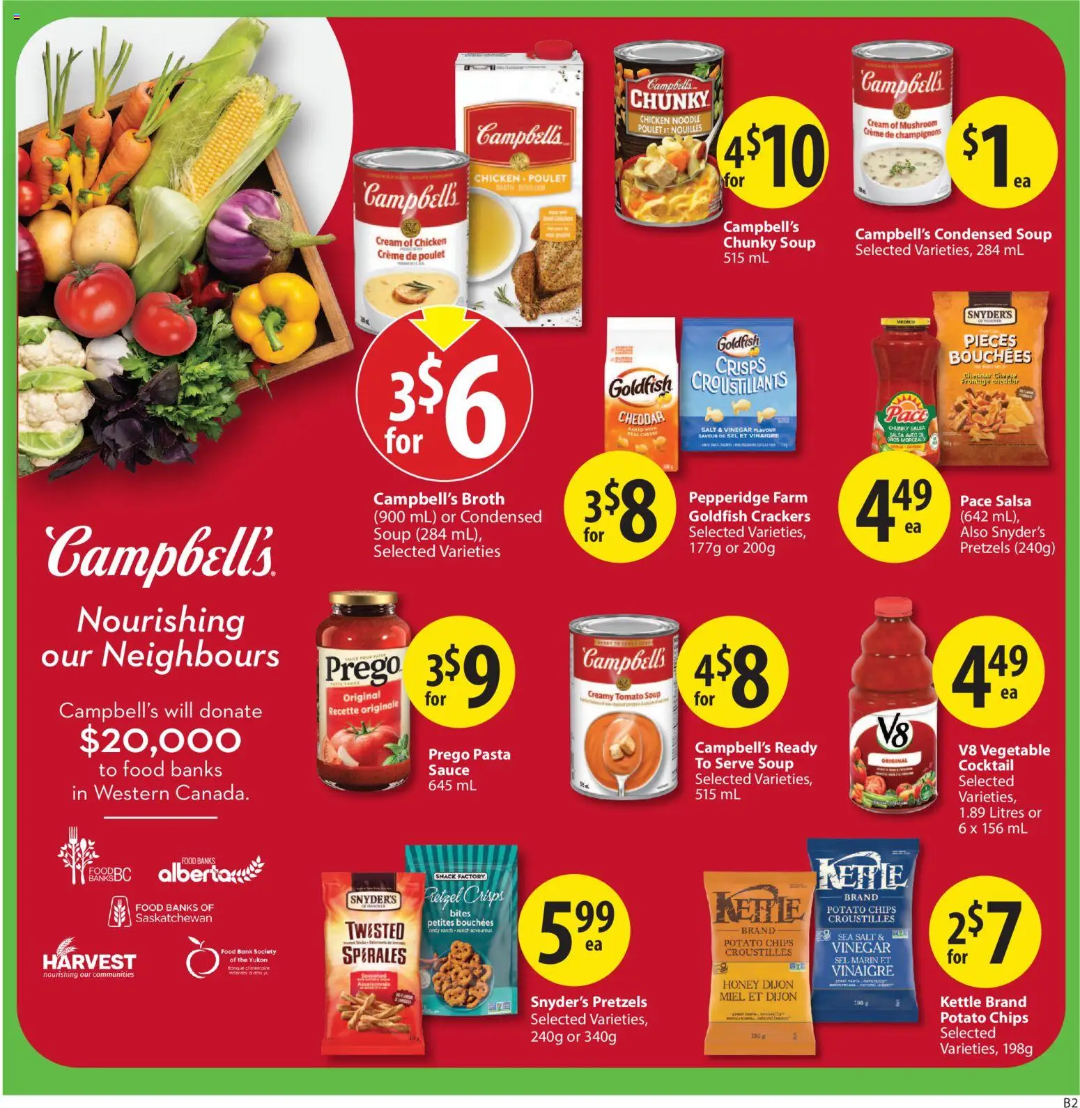 Save on foods flyer valid from 19.03.2026 | Page: 20 | Products: Chips, Cream, Cheese, Chicken