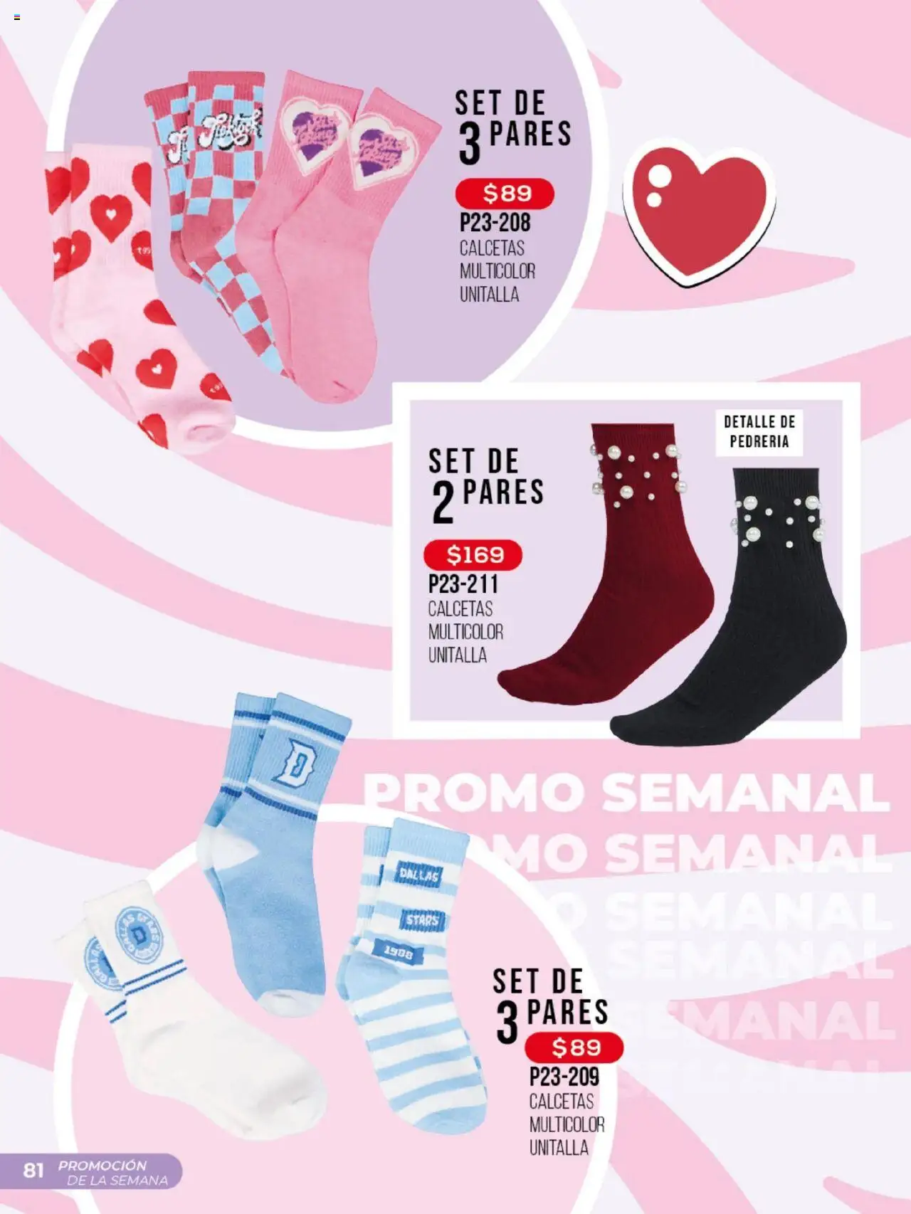 Nuevas ofertas de Cklass válidas en toda la República Mexicana desde el 01.10.2025. ¡Encuentra las mejores ofertas en Cklass - Catálogo Promoción De La Semana! | Página: 82 | Productos: Calcetas