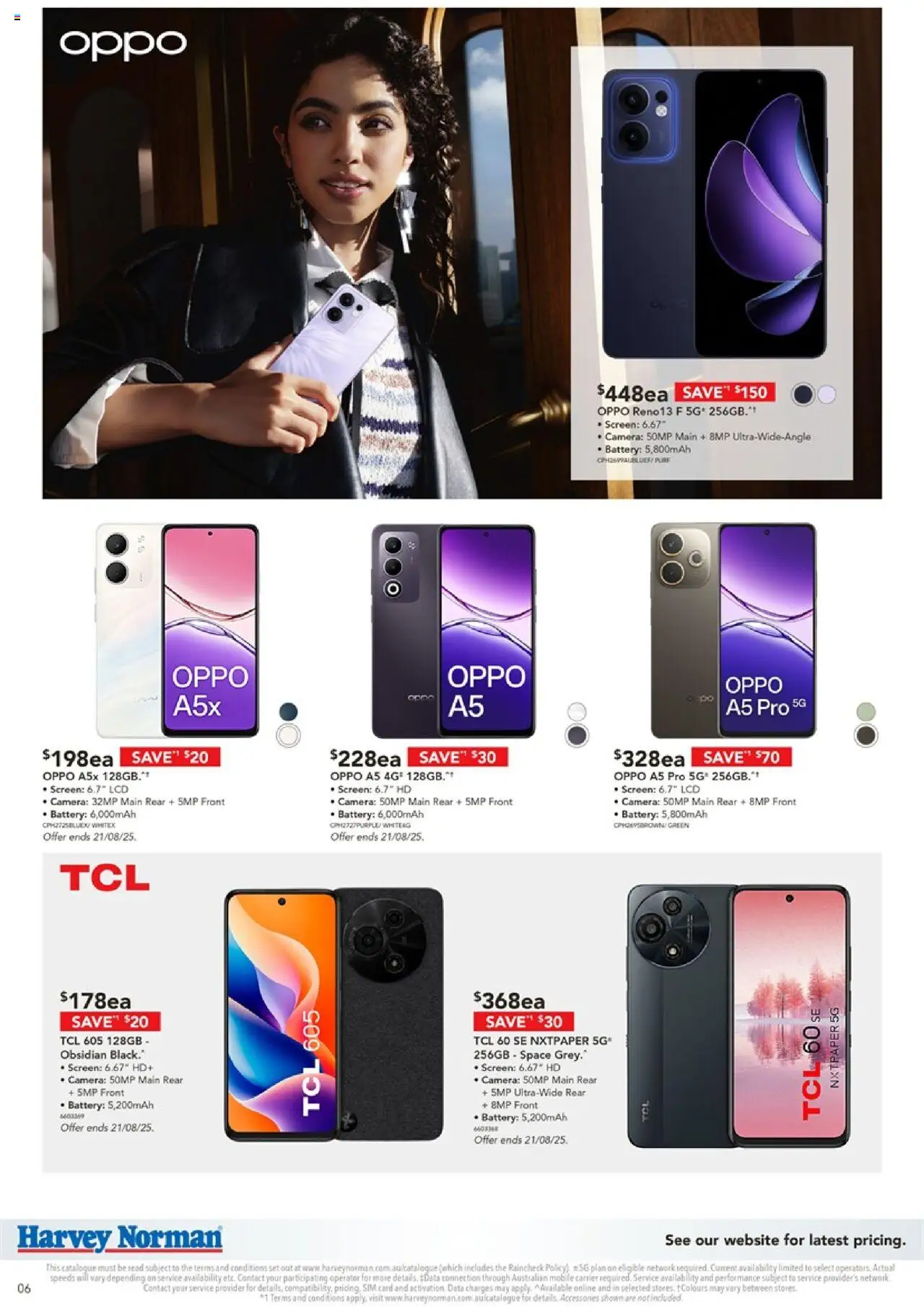Harvey Norman catalogue - valid from 14.08.2025 | Page: 6 | Products: Accessories, Camera, Screen, Mobile