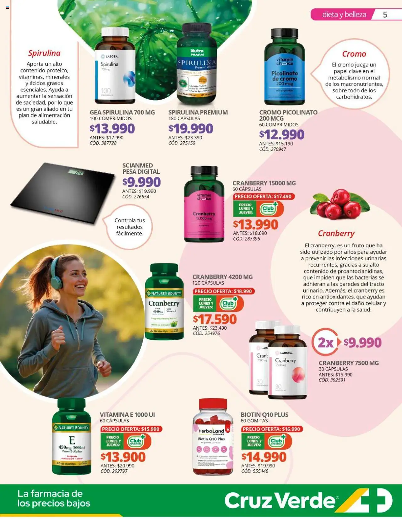 Bienestar Cruz Verde │ válido desde el 15.09.2025 | Página: 5 | Productos: Juega, Sobre, Gomitas