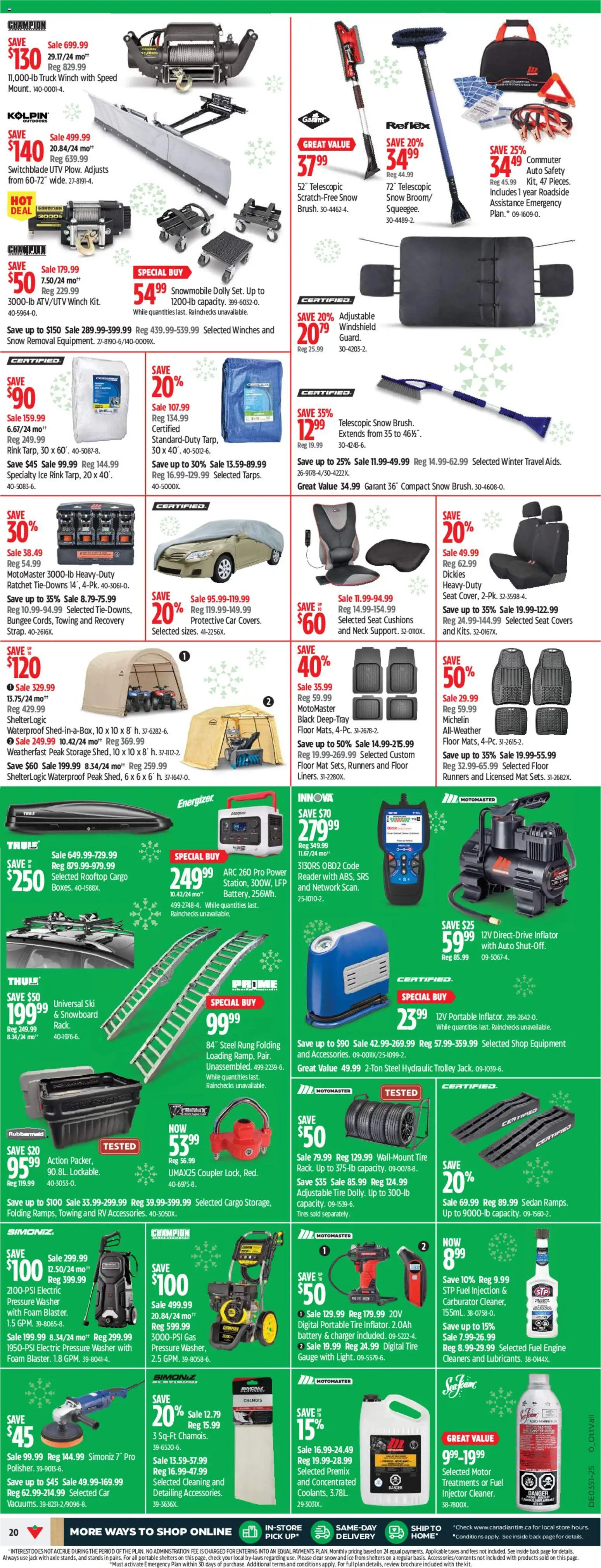 Canadian Tire flyer valid from 11.12.2025 | Page: 22 | Products: Battery