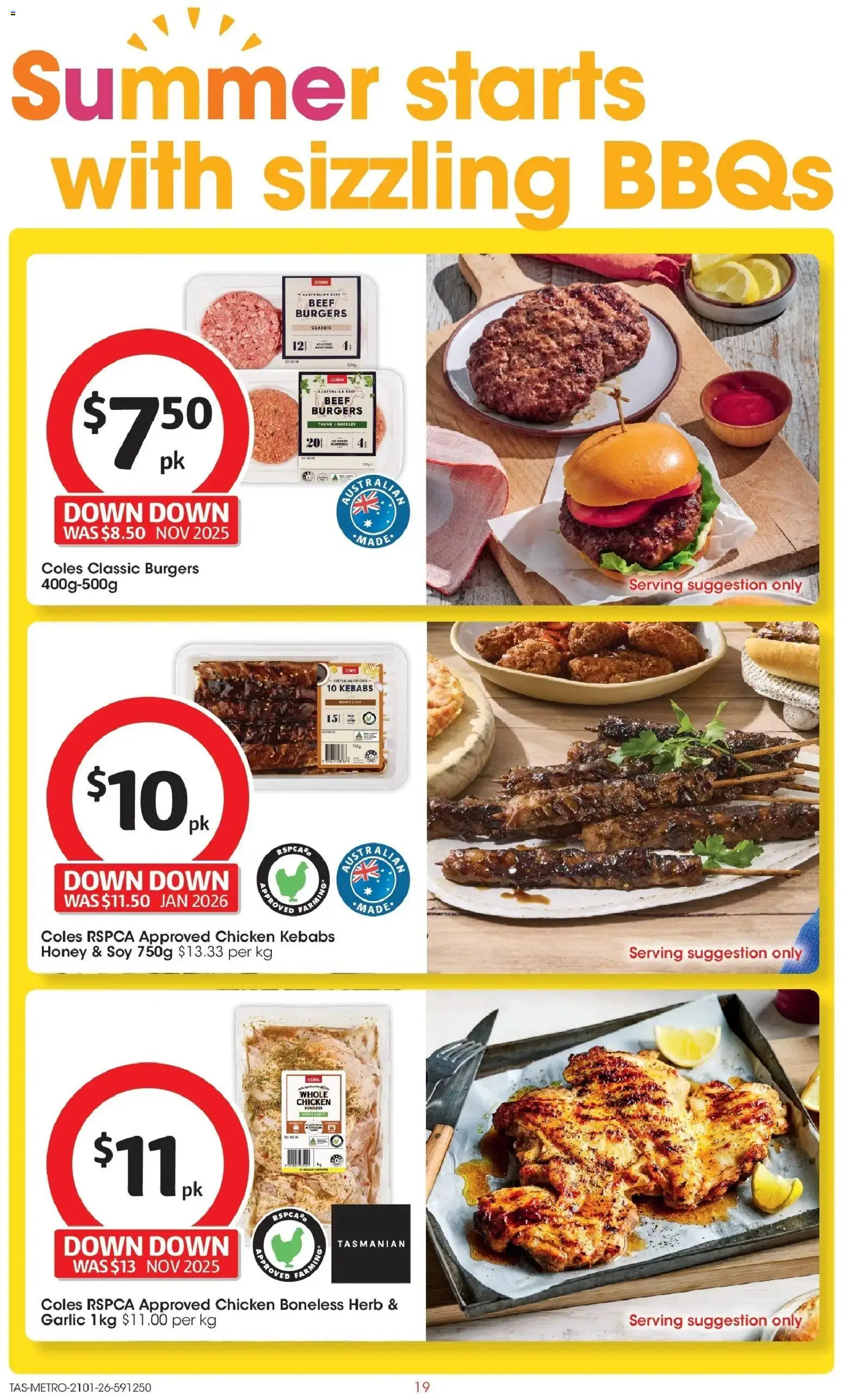 Coles catalogue - valid from 11.02.2026 | Page: 19 | Products: Herb, Honey, Chicken, Beef