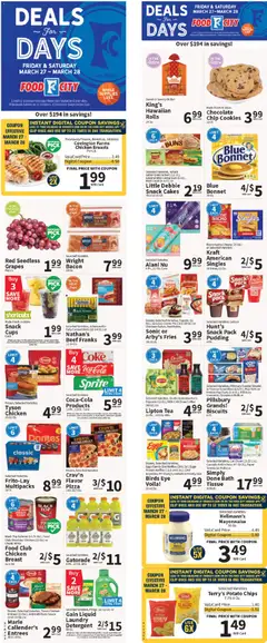 Preview of Food City weekly ads valid from 27.03.2026