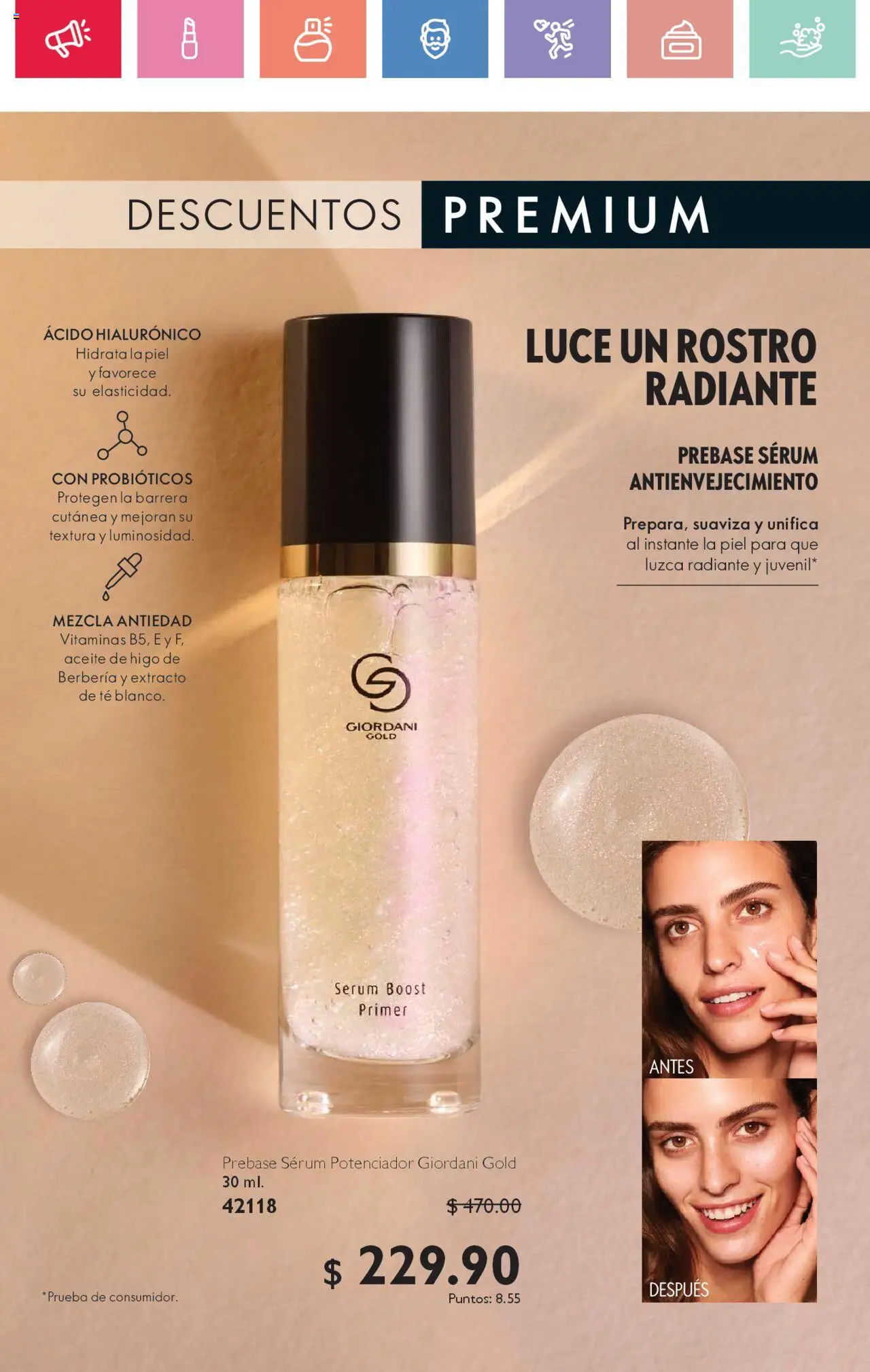 Nuevas ofertas de Oriflame válidas en toda la República Mexicana desde el 02.08.2025. ¡Encuentra las mejores ofertas en Oriflame - Campaña 11 2025! | Página: 110 | Productos: Serum, Aceite, Vitaminas, Té