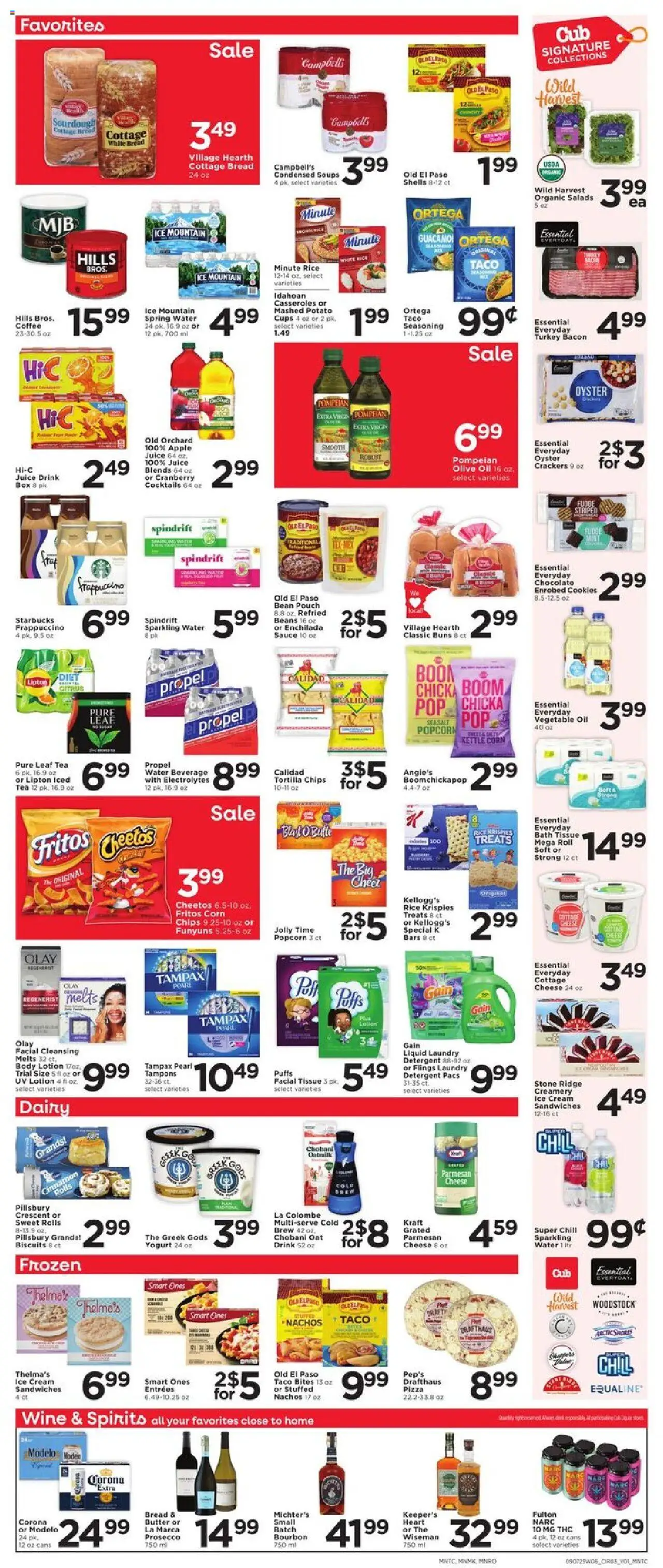 Cub Foods Weekly Ad - valid from 07.09.2025 | Page: 5 | Products: Corn, Cheese, Bread, Sauce