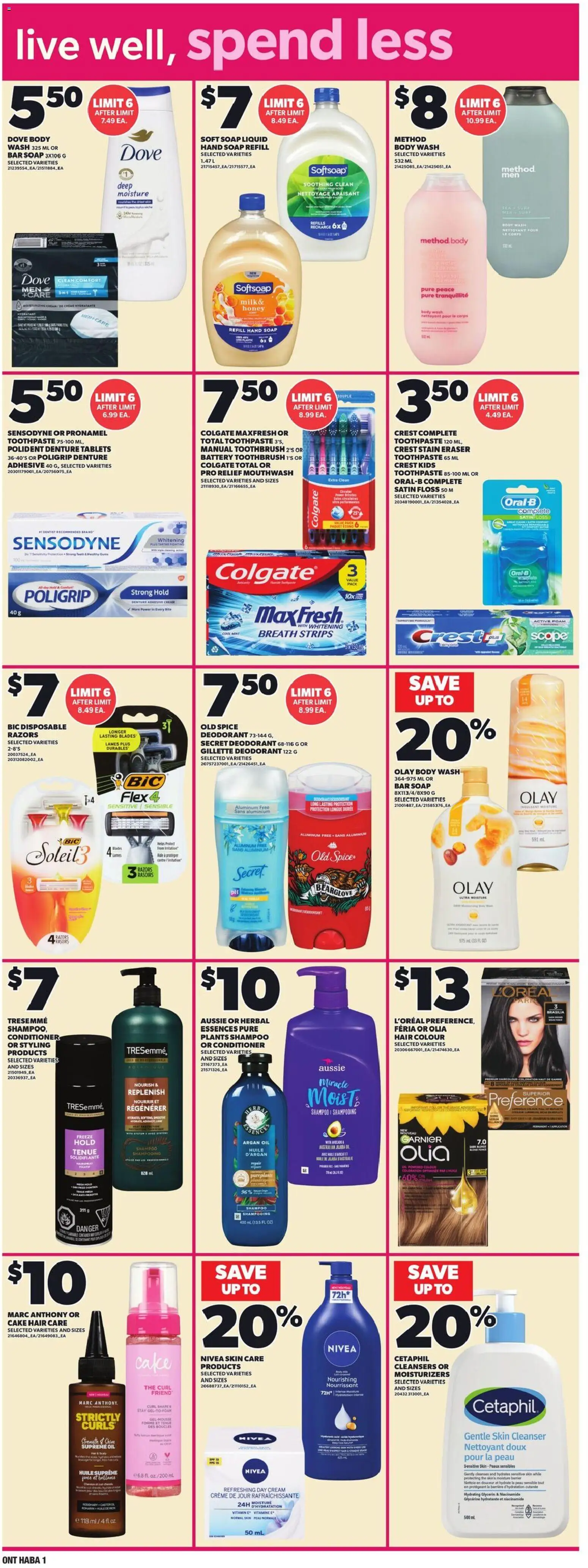 Zehrs flyer valid from 26.02.2026 | Page: 12 | Products: Shampoo, Conditioner, Body wash, Mouthwash