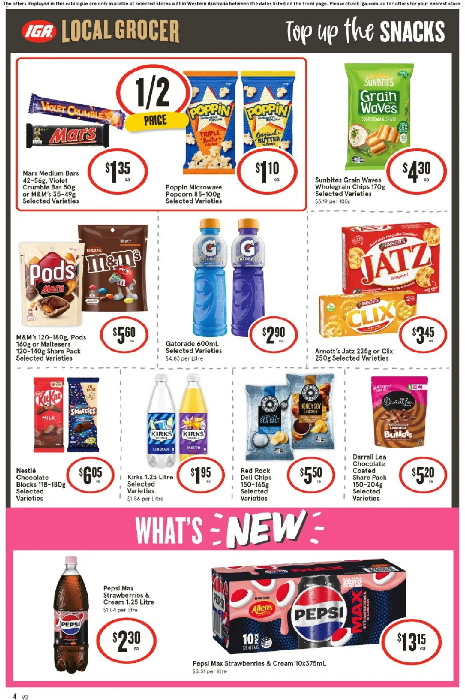 IGA catalogue - valid from 07.01.2026 | Page: 4 | Products: Dairy, Chicken, Meat, Dog food