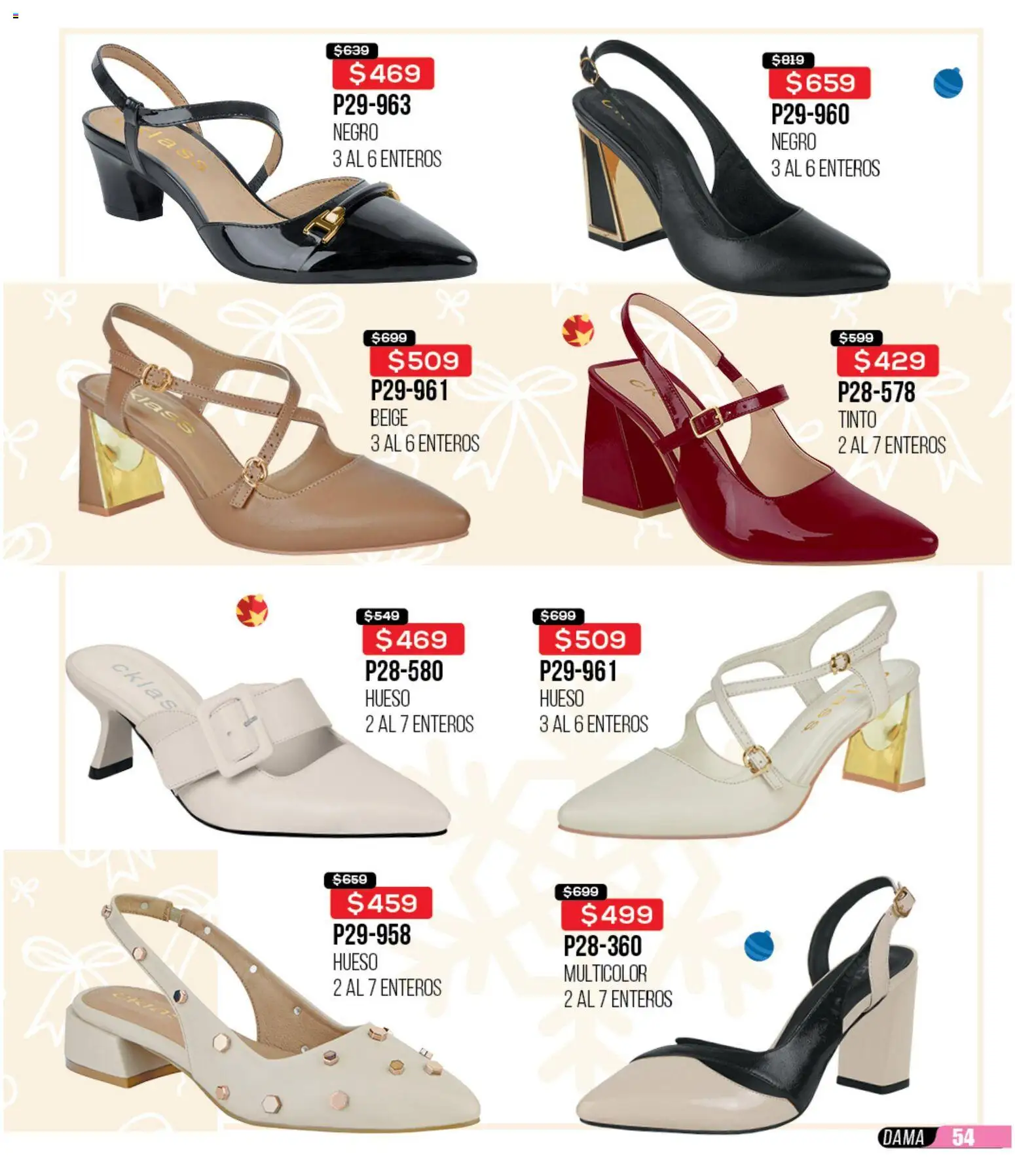 Nuevas ofertas de Cklass válidas en toda la República Mexicana desde el 30.11.2025. ¡Encuentra las mejores ofertas en Cklass catálogo Rebajas Navideñas Calzado! | Página: 55