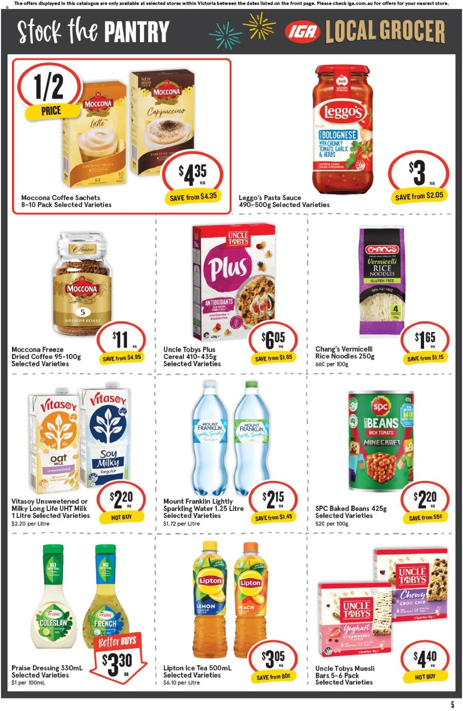 IGA catalogue - valid from 31.12.2025 | Page: 5 | Products: Cheese, Lettuce, Tomatoes, Plums
