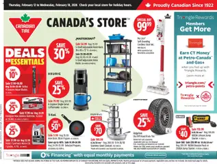 Preview of Canadian Tire weekly flyer from shop Canadian Tire valid from 12.02.2026