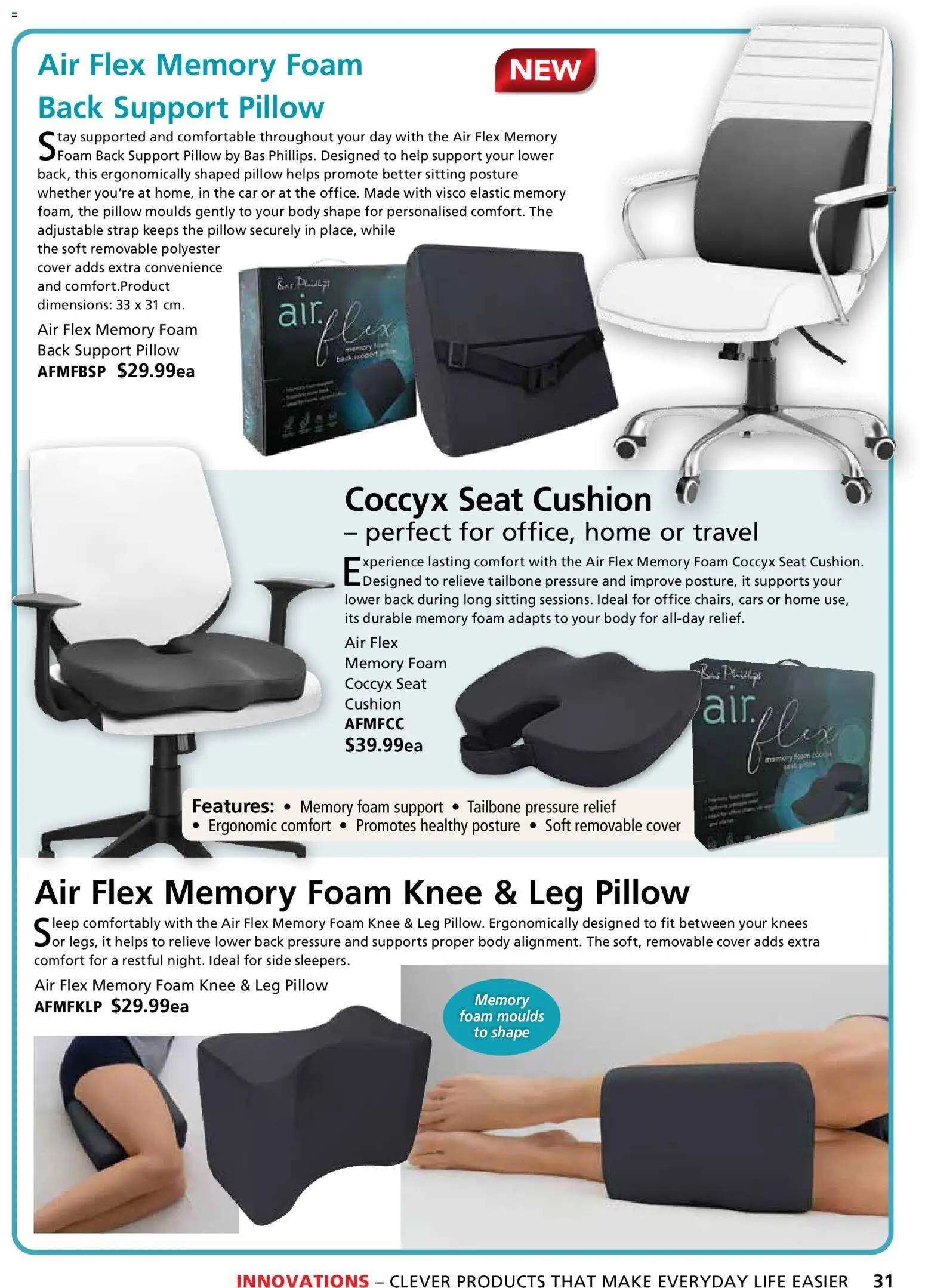 Innovations catalogue - valid from 26.03.2026 | Page: 31 | Products: Cushion, Ergonomic, Pillow