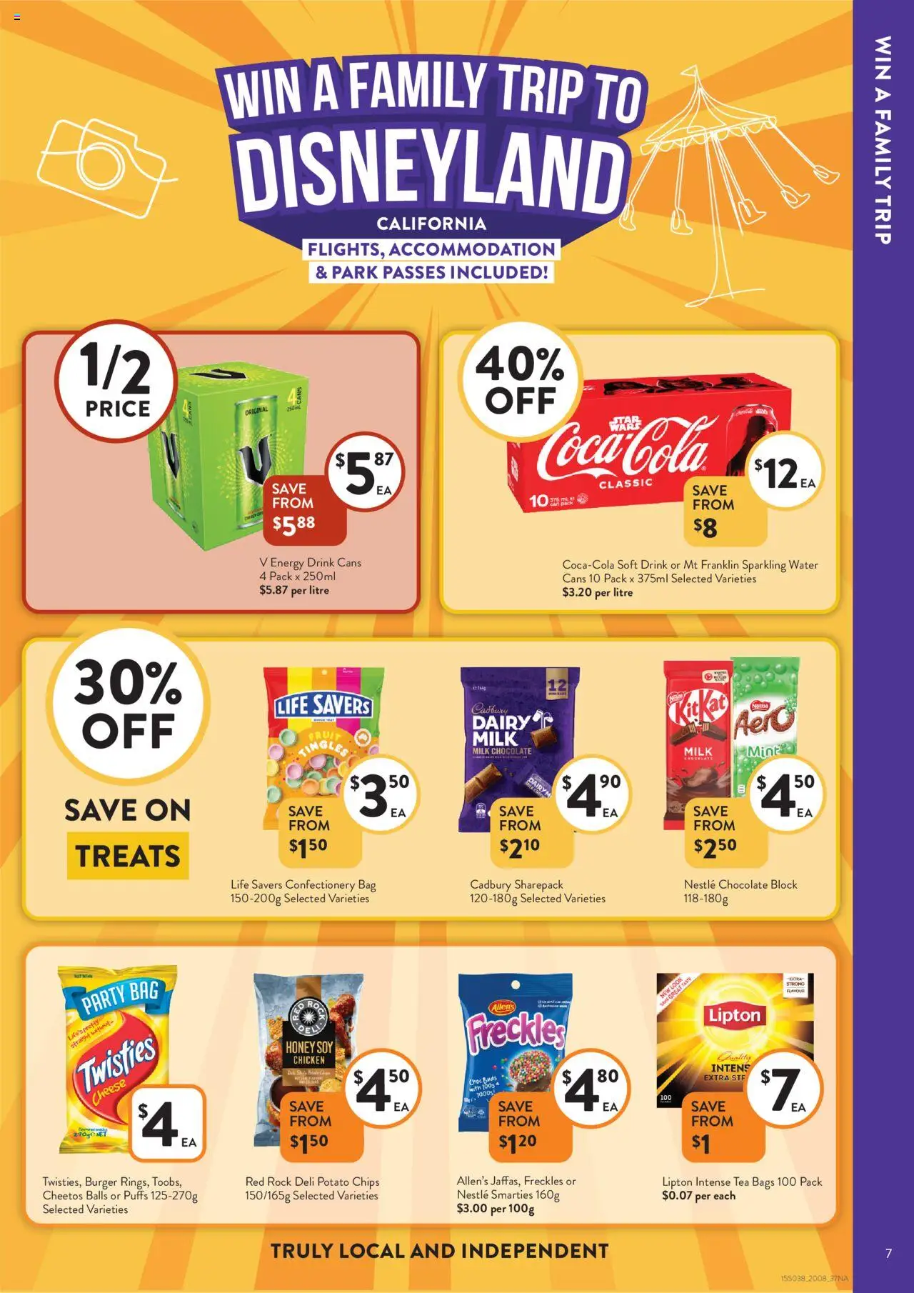 Foodworks catalogue - valid from 20.08.2025 | Page: 7 | Products: Dairy, Energy drink, Chocolate, Bag