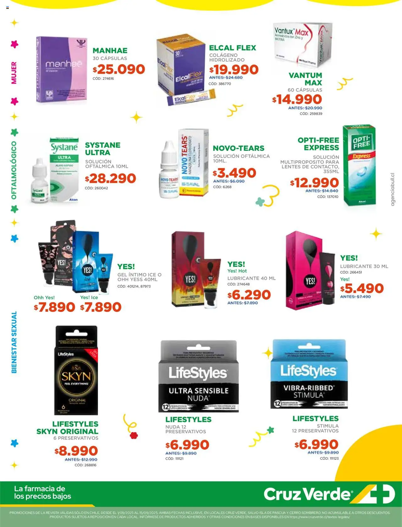 Flyer Ofertas Segunda Quincena Cruz Verde │ válido desde el 15.09.2025 | Página: 4 | Productos: Base