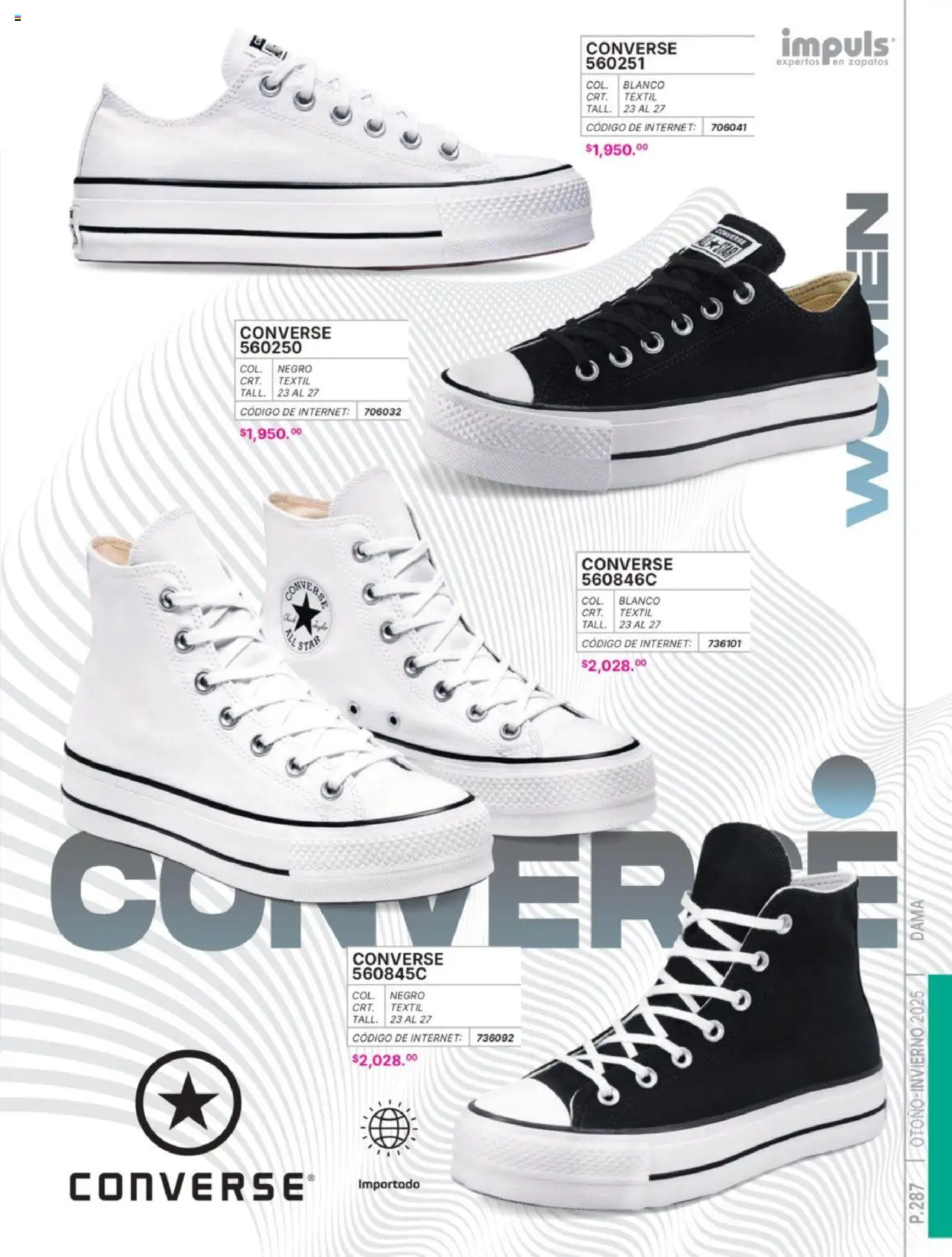 Nuevas ofertas de Impuls válidas en toda la República Mexicana desde el 07.07.2025. ¡Encuentra las mejores ofertas en Impuls catálogo Dama Otoño-Invierno 2025! | Página: 289 | Productos: Zapatos