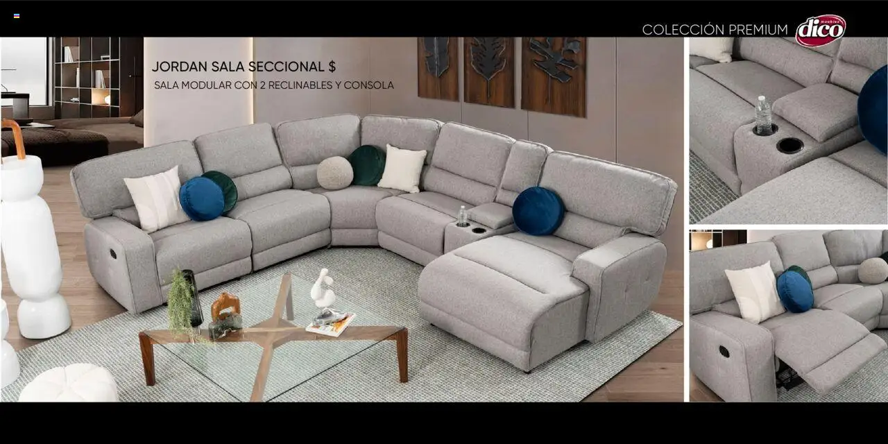 Nuevas ofertas de Muebles Dico válidas en toda la República Mexicana desde el 25.10.2024. ¡Encuentra las mejores ofertas en Muebles Dico catálogo Colleción Premium ! | Página: 58 | Productos: Modular