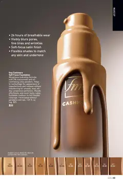 Preview of Avon weekly ads valid from 28.01.2026 | Page: 49 | Products: Foundation, Oil