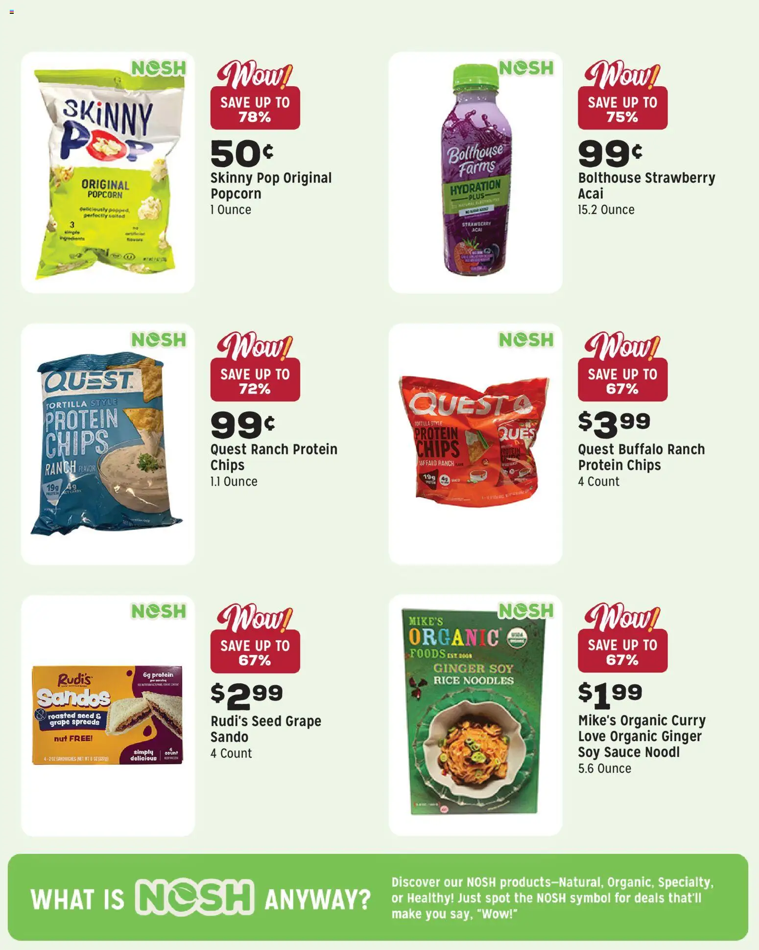 Grocery Outlet Weekly Ad - ID - valid from 04.03.2026 | Page: 7 | Products: Ginger, Noodles, Chips, Sauce