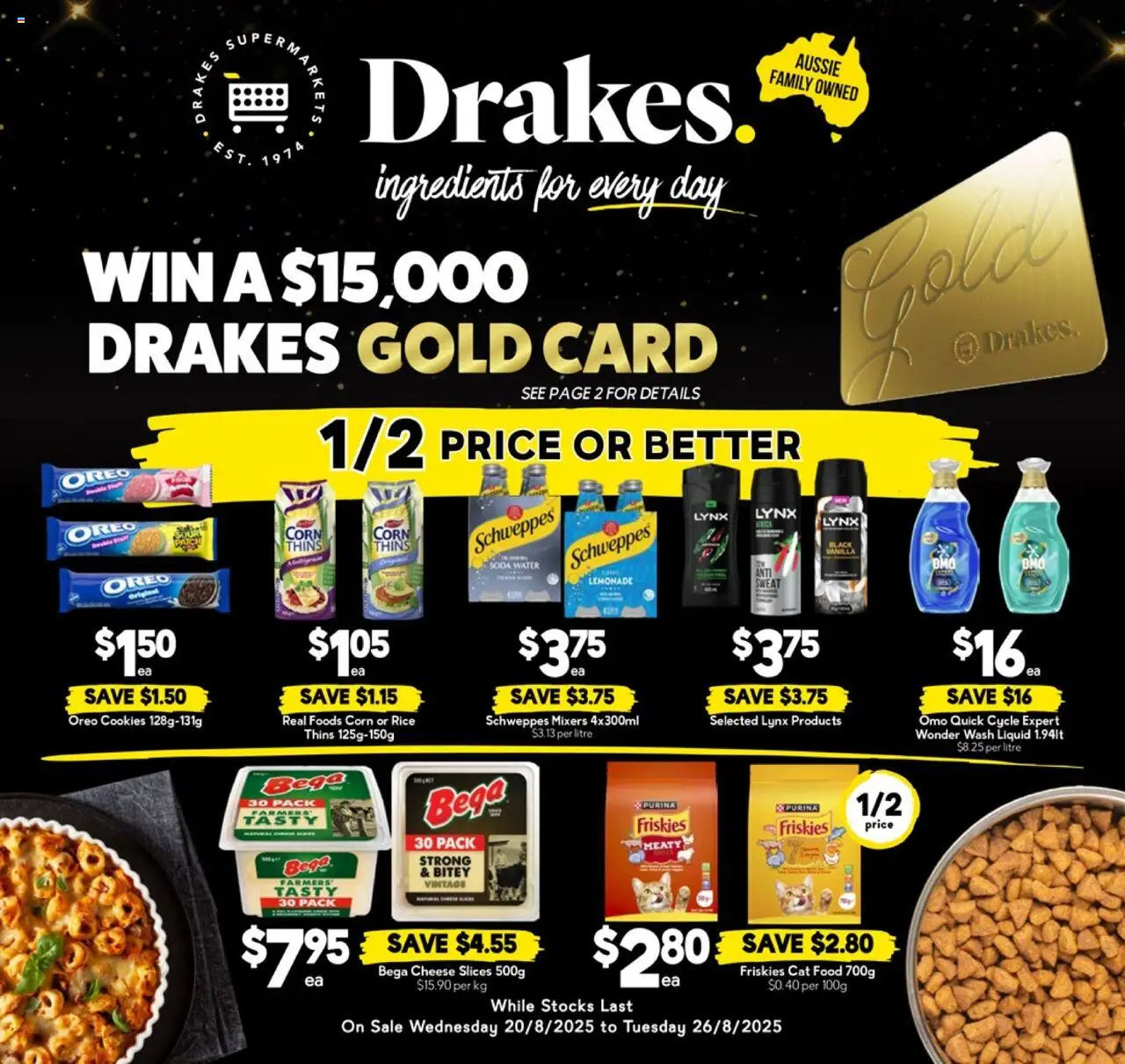 Drakes catalogue - valid from 20.08.2025 | Page: 16 | Products: Cheese, Rice, Water