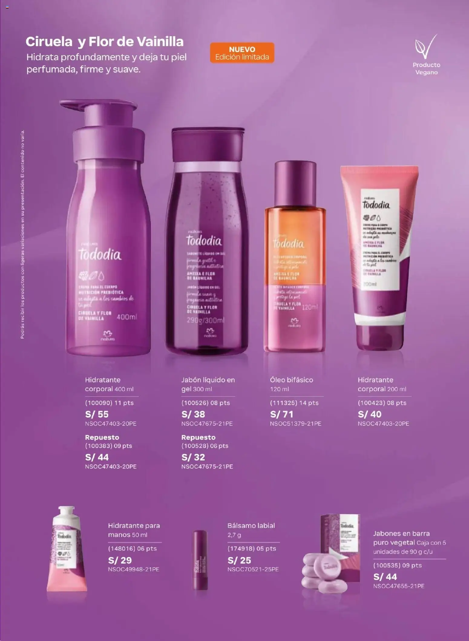 Catálogo Natura válido desde 31.03.2026 | Página: 113 | Productos: Jabón, Caja