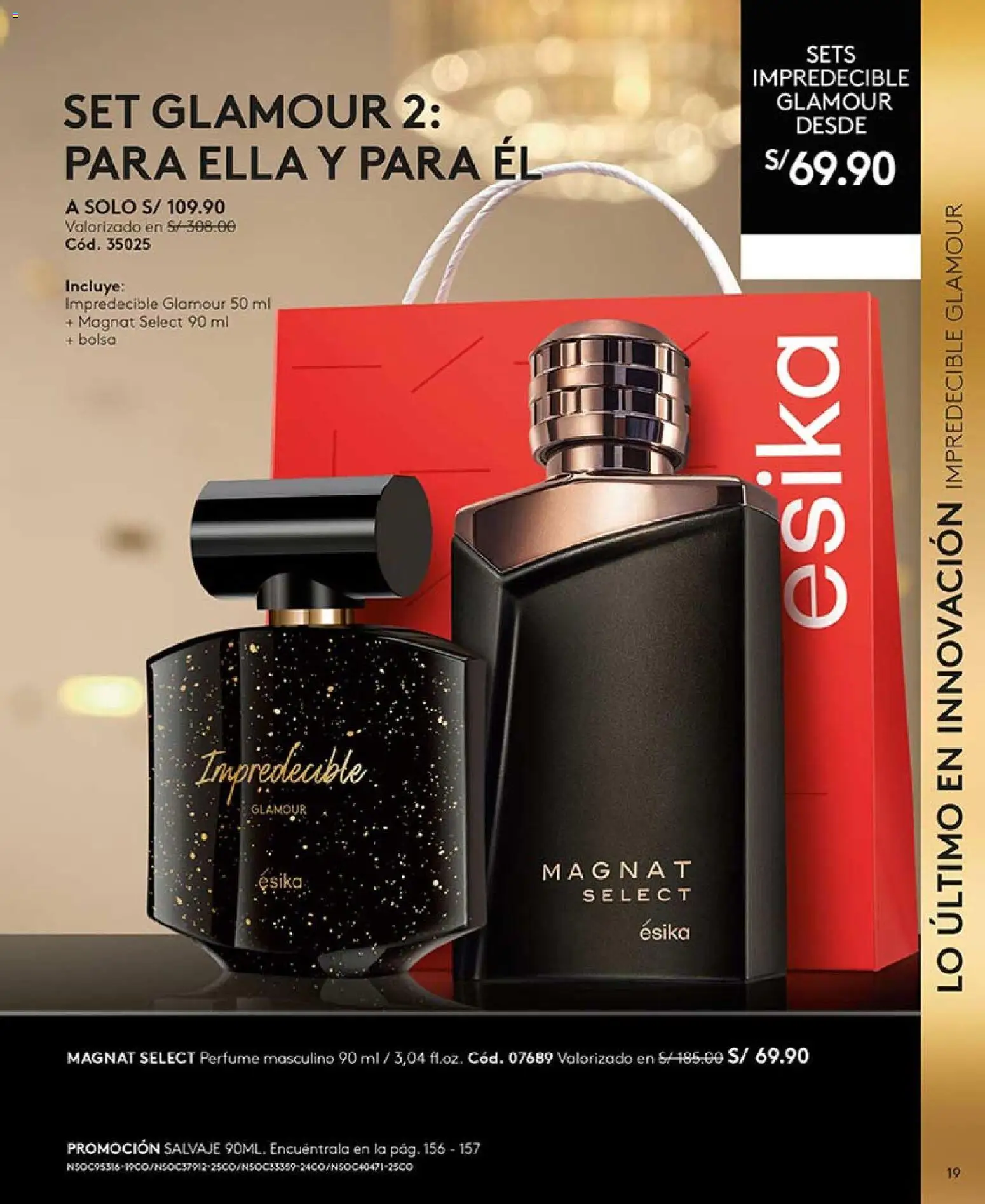 Catálogo Ésika válido desde 14.11.2025 | Página: 19 | Productos: Bolsa, Perfume