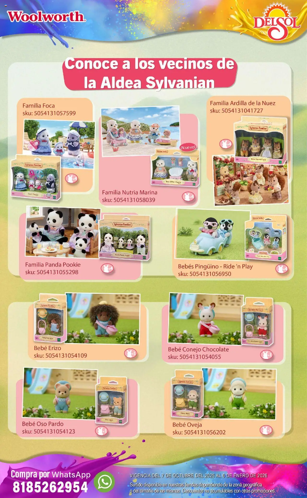 Nuevas ofertas de Del Sol y Woolworth válidas en toda la República Mexicana desde el 07.10.2025. ¡Encuentra las mejores ofertas en Del Sol y Woolworth - Catálogo Castillo Del Juguete! | Página: 84 | Productos: Chocolate, Nuez