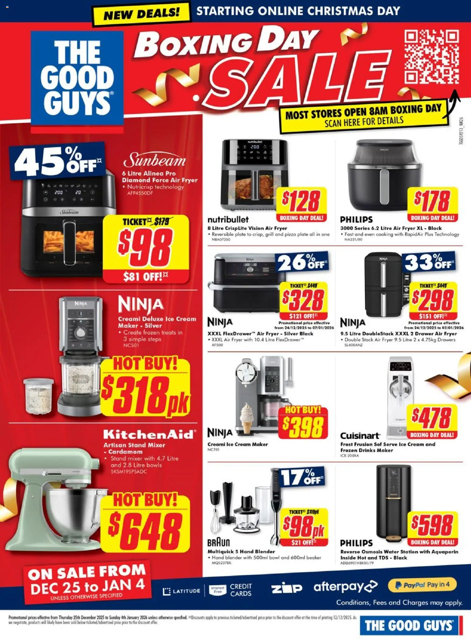 The Good Guys catalogue - valid from 24.12.2025 | Page: 22 | Products: Diamond, Cream, Water, Blender
