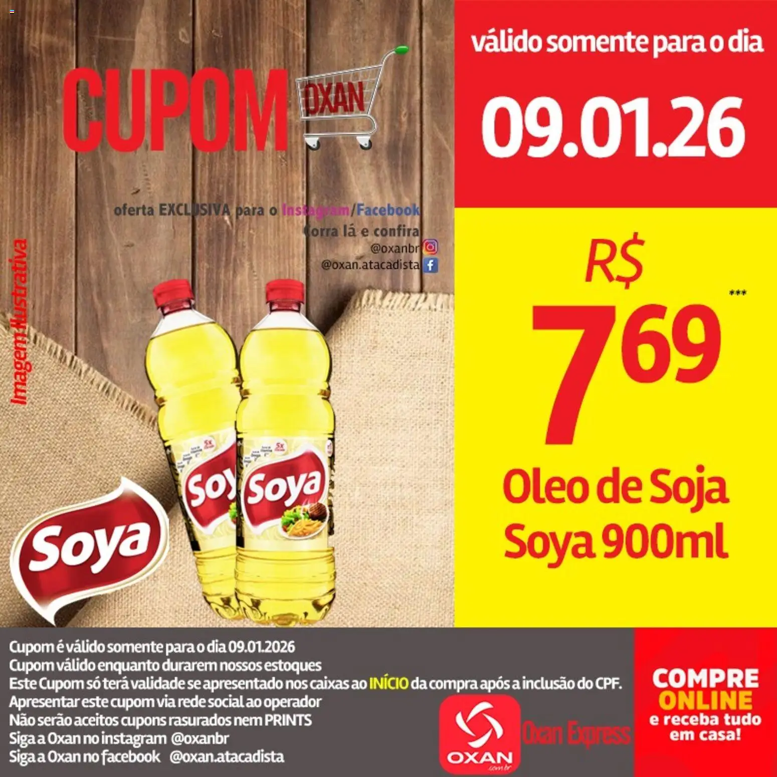 Oxan Atacadista Folheto - válido de 09.01.2026 | Página: 13 | Produtos: Óleo, Soja