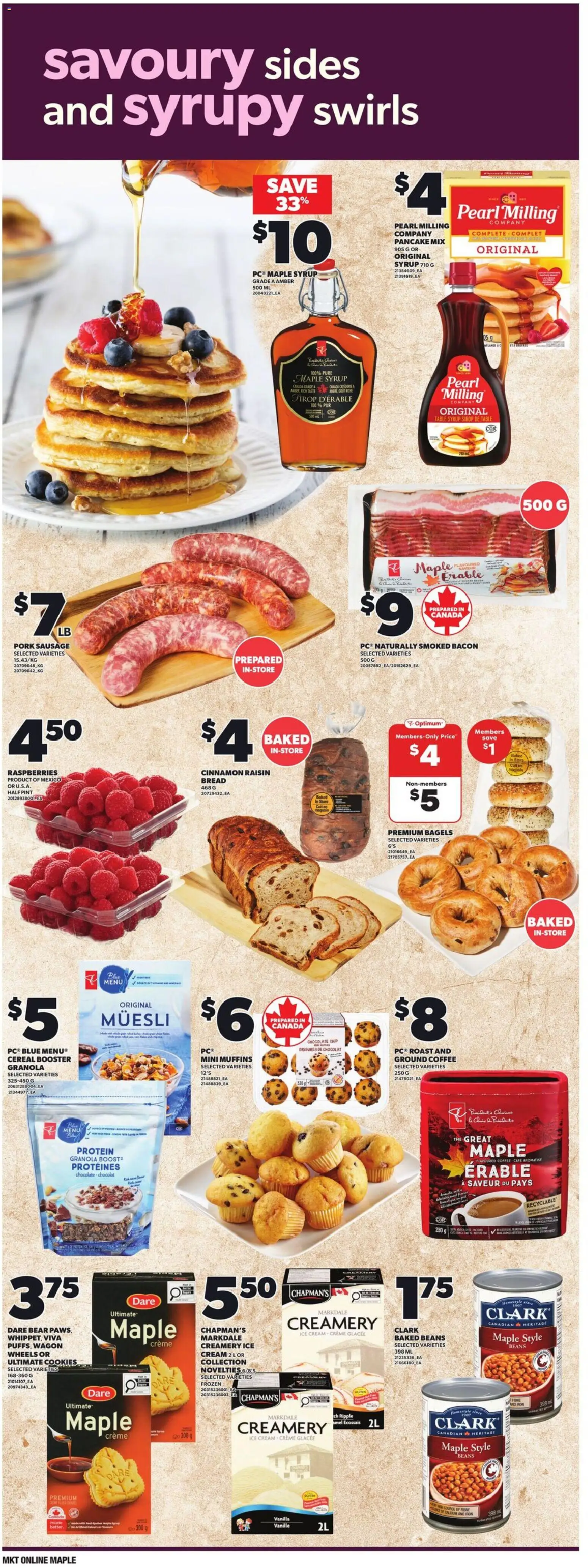 Zehrs flyer valid from 05.03.2026 | Page: 8 | Products: Cream, Table, Coffee, Pork