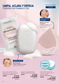 Oriflame revista - valida desde el 13.09.2025 | Página: 78 | Productos: Limpiador, Combinación, Vitaminas, Jabón