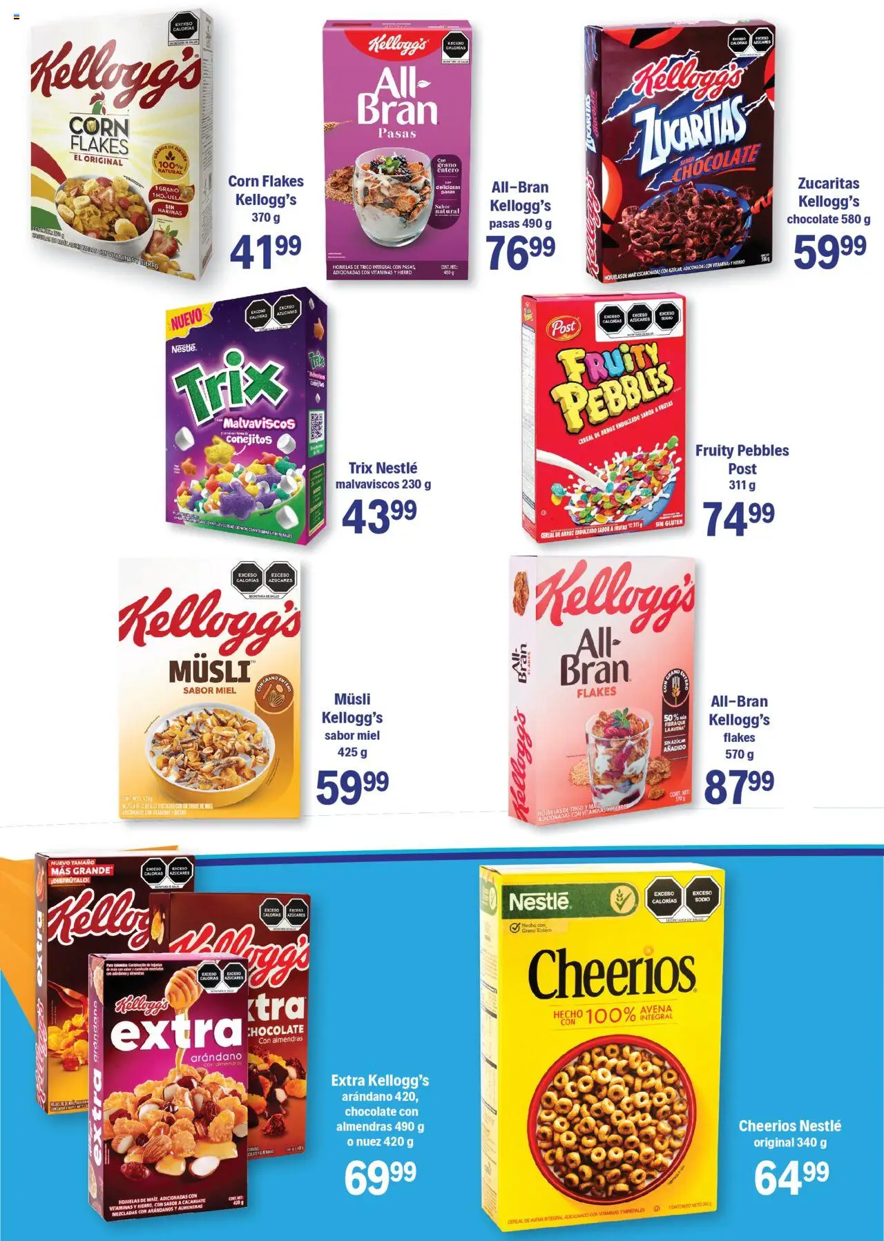 Nuevas ofertas de S-Mart válidas en toda la República Mexicana desde el 23.09.2025. ¡Encuentra las mejores ofertas en S-Mart - Folleto de Feria - Chihuahua! | Página: 4 | Productos: Chocolate, Arroz, Cereales, Hojuelas