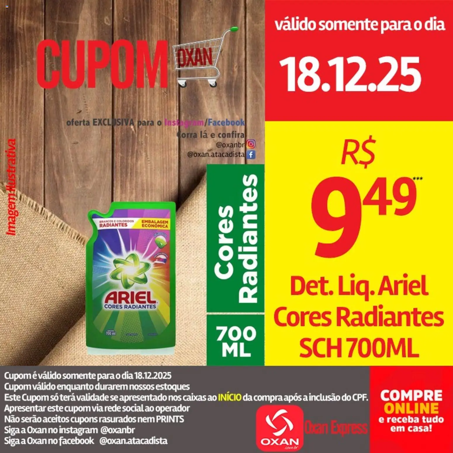 Oxan Atacadista Folheto - válido de 18.12.2025 | Página: 9 | Produtos: Ariel