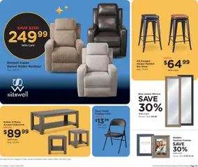 Preview of Fred Meyer weekly ads valid from 28.11.2025 | Page: 40 | Products: Chair, Swivel, Recliner