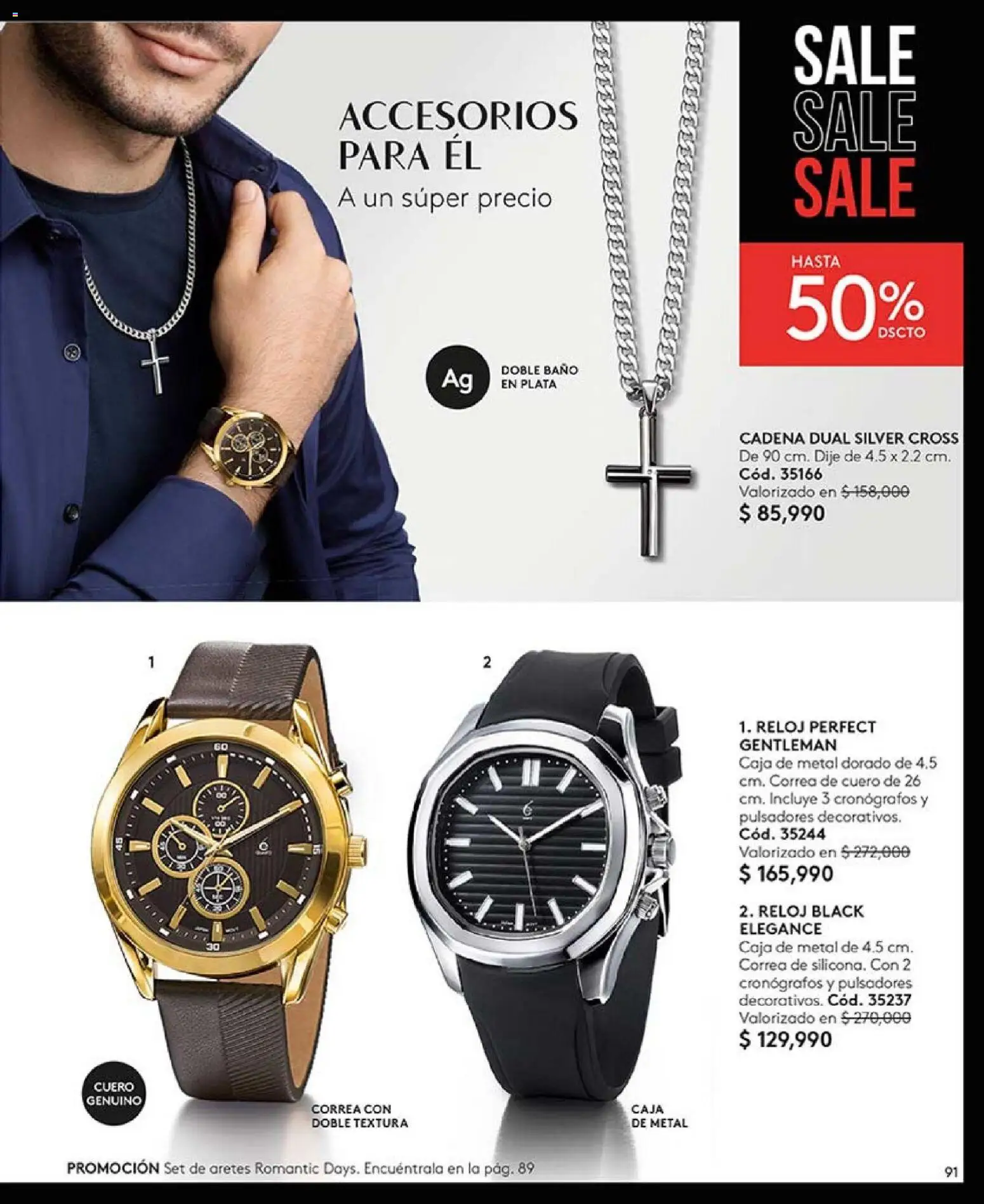 Ésika revista - valida desde el 01.02.2026 | Página: 91 | Productos: Reloj, Caja, Baño, Dije