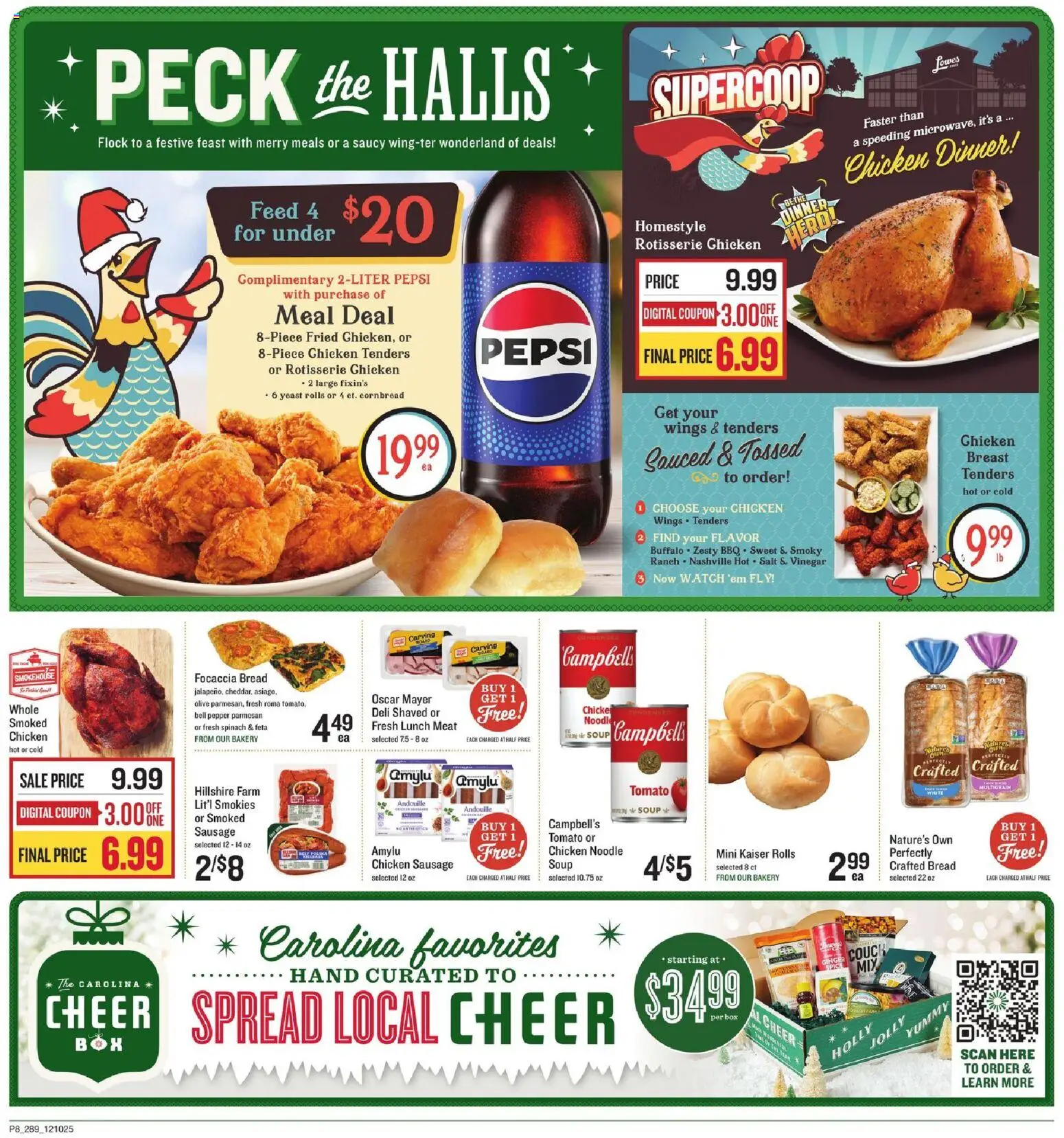 Lowes Foods Weekly Ad - GA - valid from 10.12.2025 | Page: 11 | Products: Bakery, Vinegar, Sausage, Watch