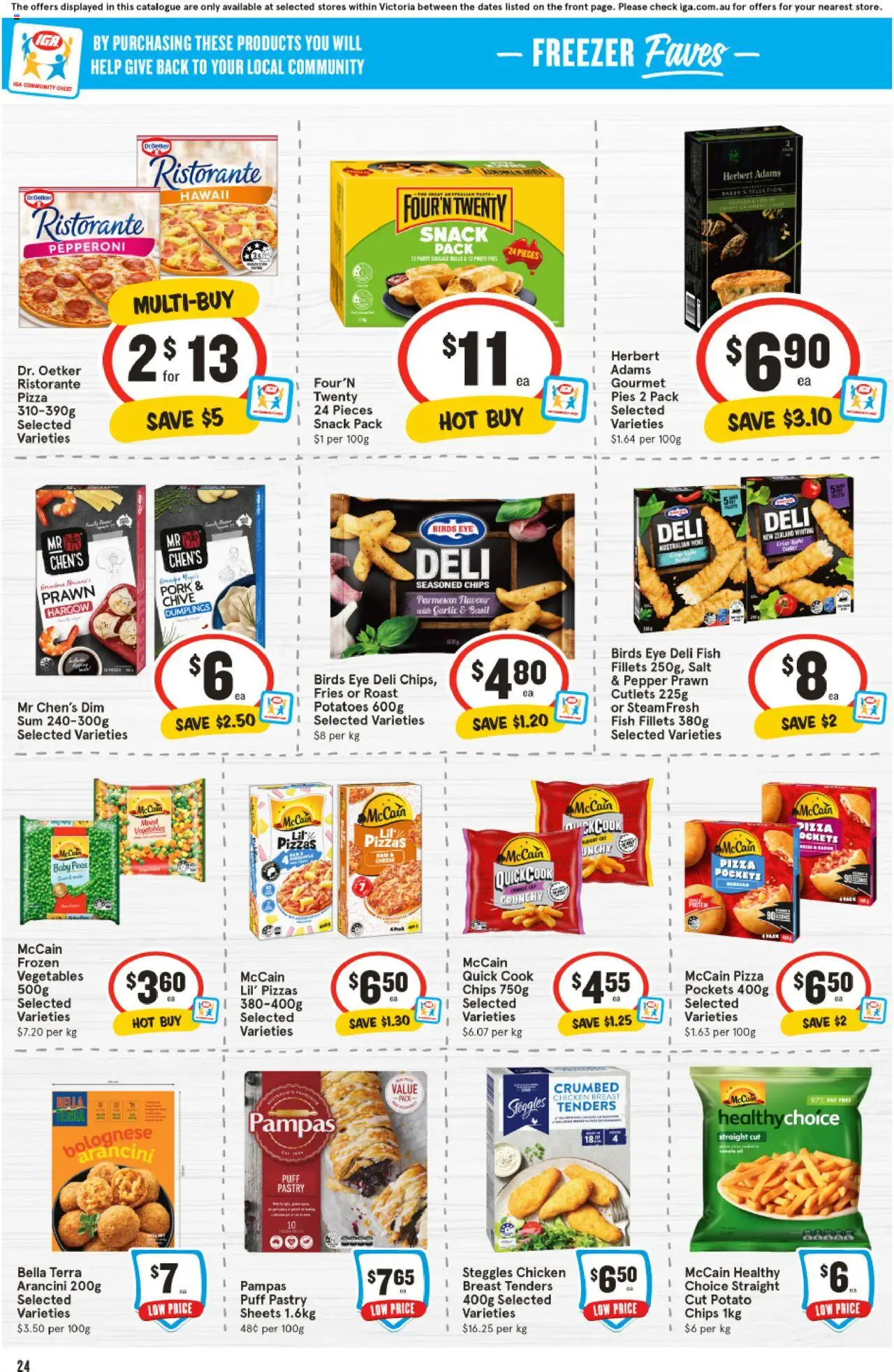 IGA catalogue - valid from 20.08.2025 | Page: 20 | Products: Pineapple, Cream, Mango, Raspberry