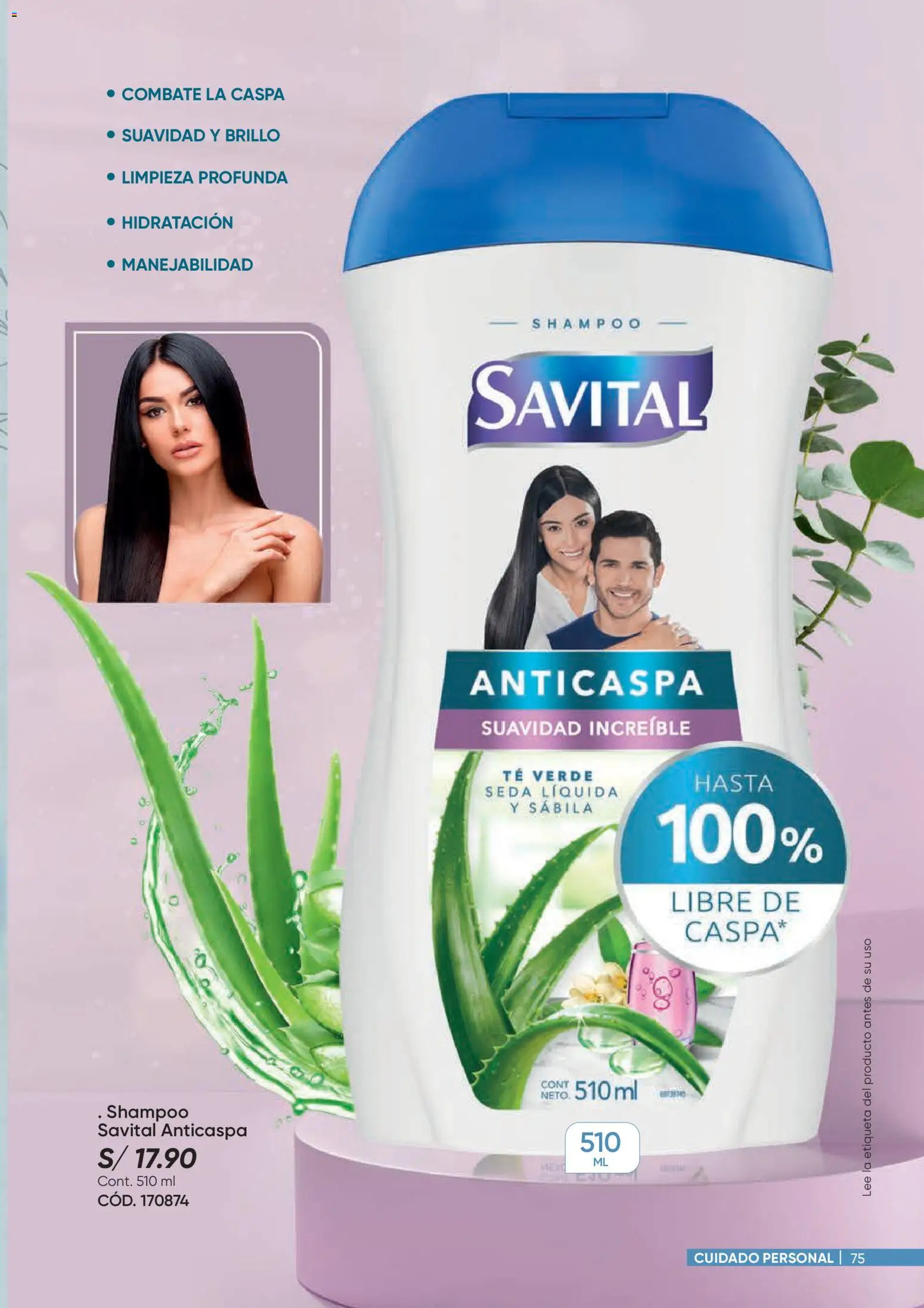 Catálogo Azzorti válido desde 26.01.2026 | Página: 75 | Productos: Shampoo, Té