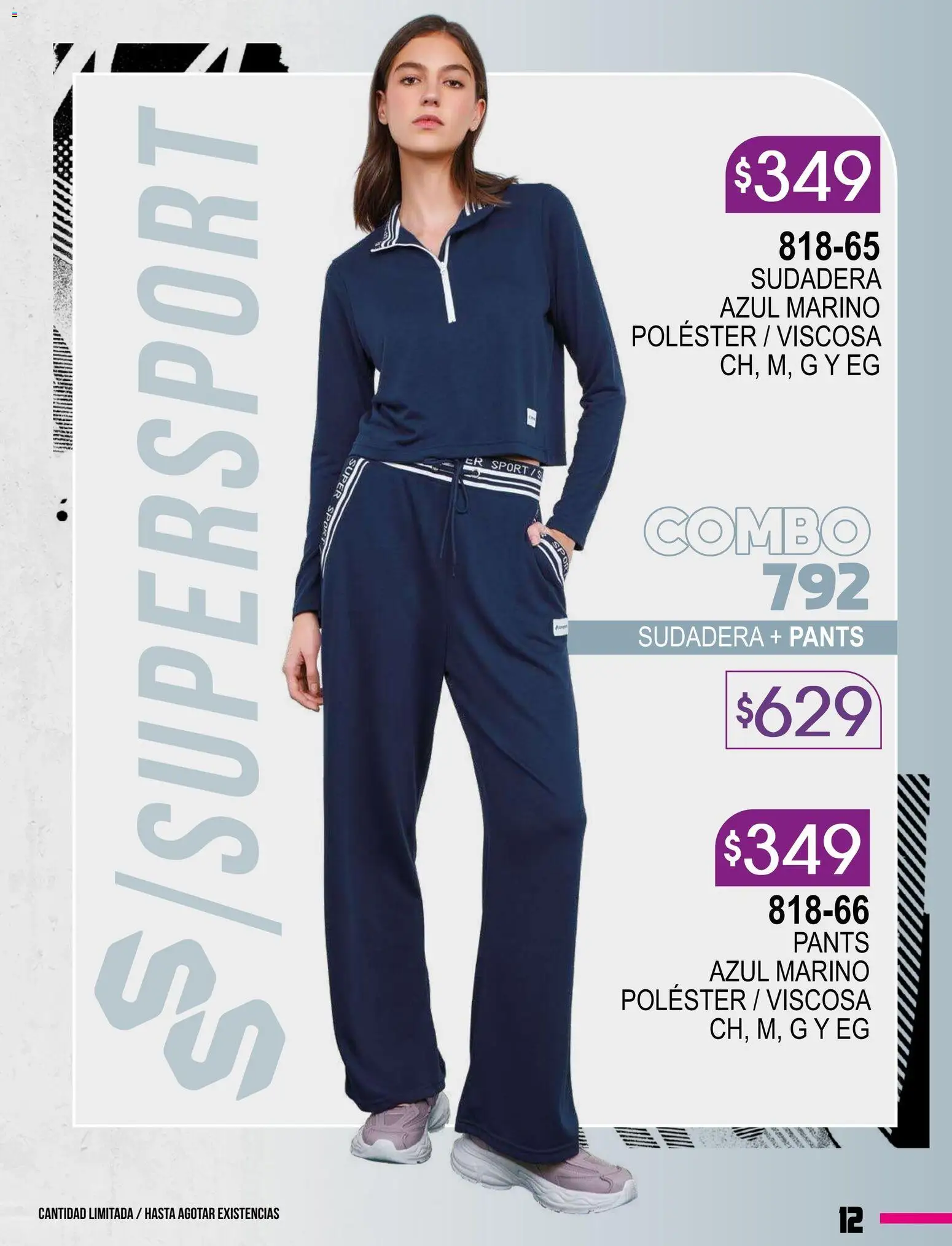 Nuevas ofertas de Cklass válidas en toda la República Mexicana desde el 08.01.2026. ¡Encuentra las mejores ofertas en Cklass catálogo Especial Supersport Caballero! | Página: 65 | Productos: Sudadera, Pants
