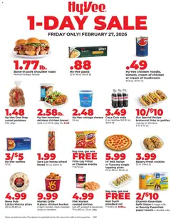Preview of HyVee weekly ads valid from 27.02.2026