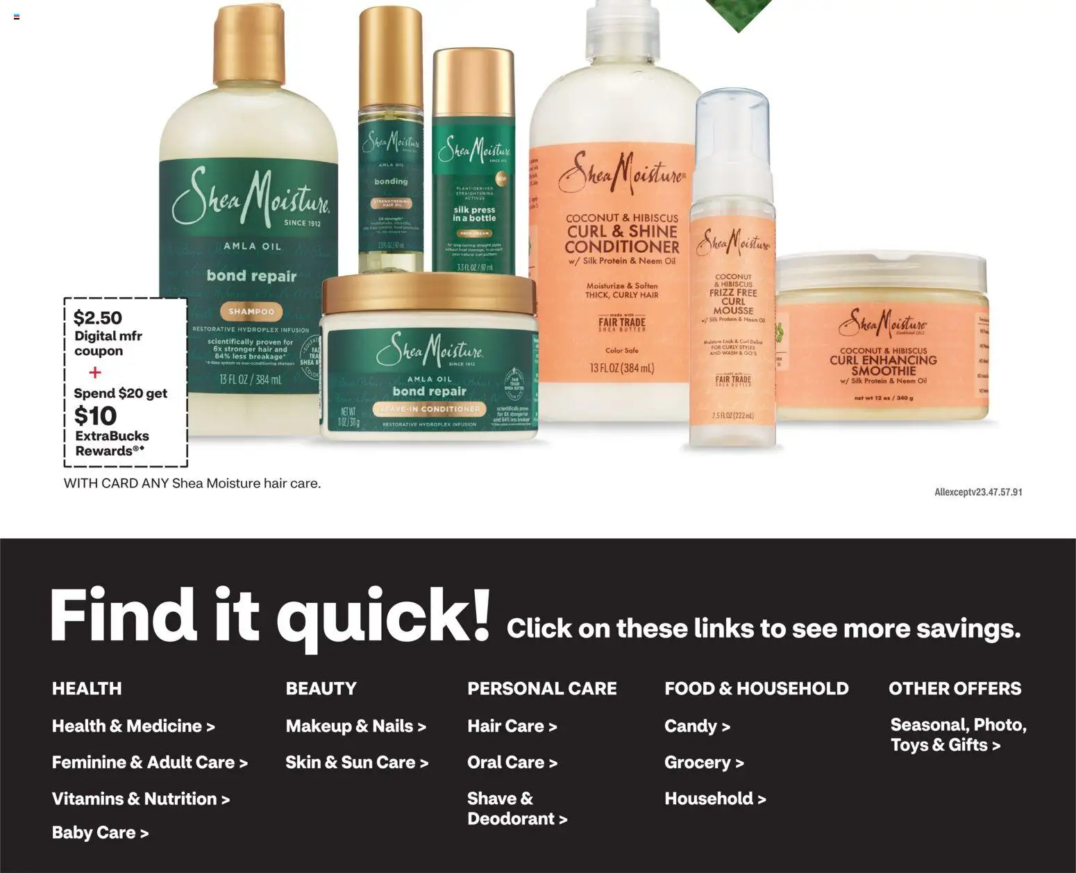 CVS Pharmacy Weekly Ad - PA - valid from 22.03.2026 | Page: 6 | Products: Press, Safe, Shampoo, Conditioner