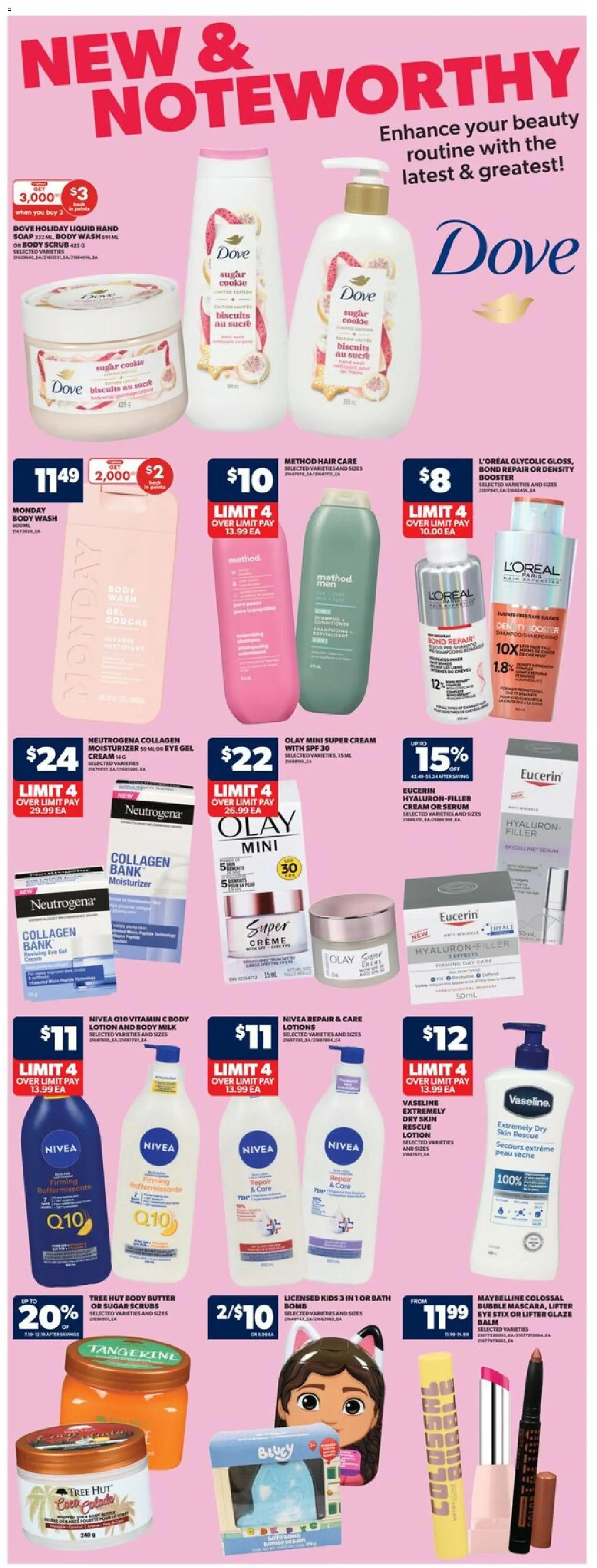 Real Canadian Superstore flyer valid from 23.10.2025 | Page: 27 | Products: Cream, Soap, Body wash, Bath