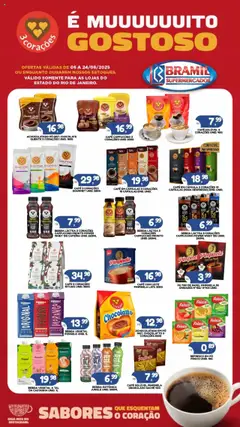 Bramil Supermercados - Ofertas 3 Corações - Pré-Visualização do folheto da loja Bramil Supermercados, válido de 06.08.2025