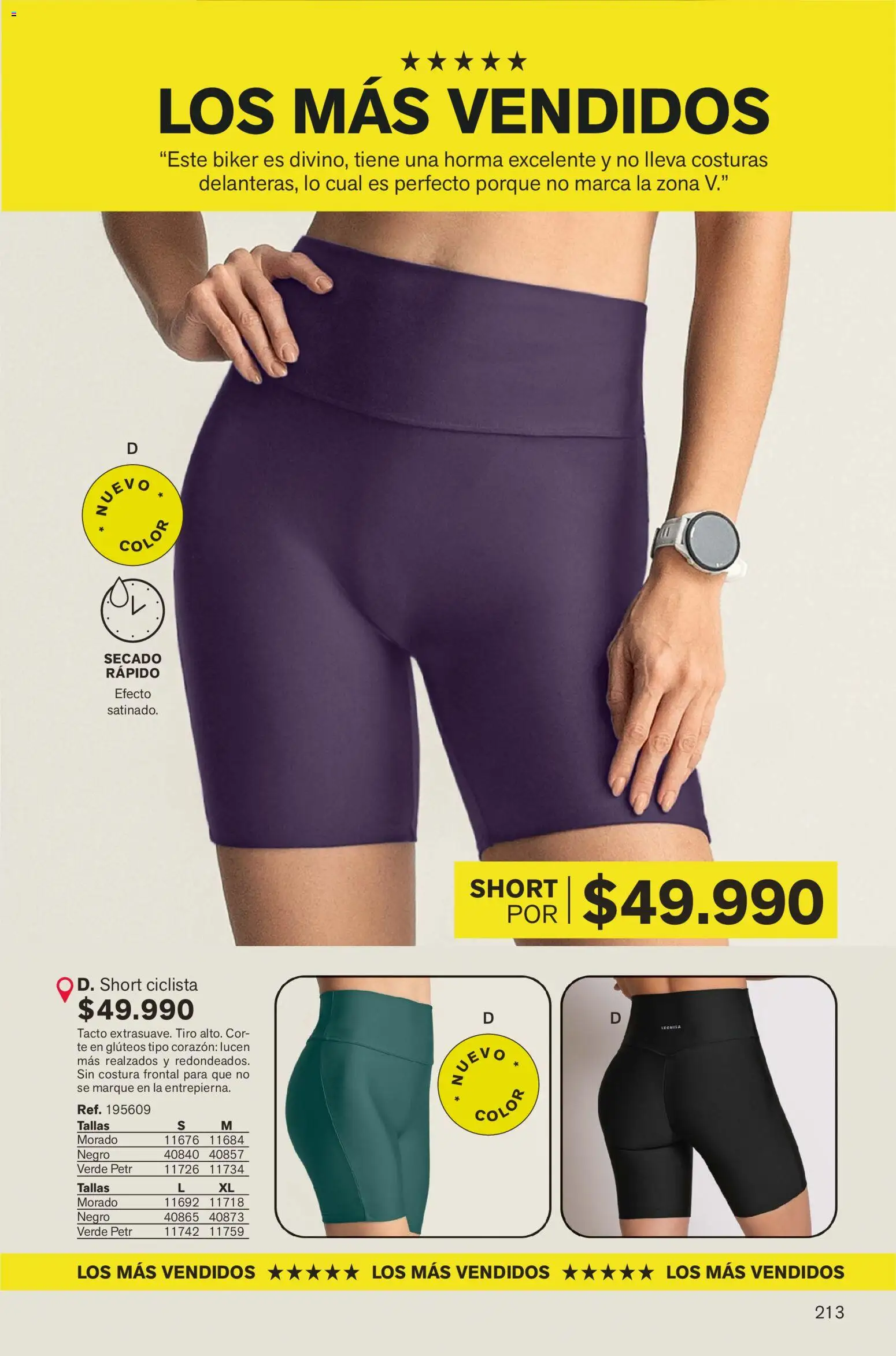 Leonisa revista - valida desde el 01.02.2026 | Página: 213 | Productos: Té, Short