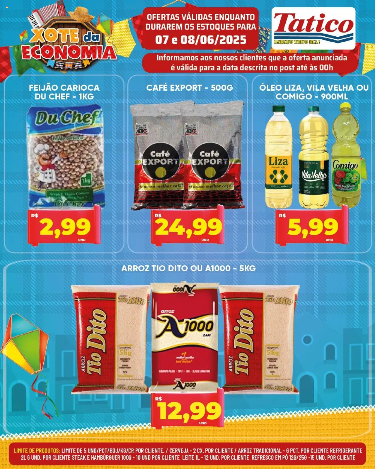 Tatico Folheto - válido de 09.06.2025 | Página: 21 | Produtos: Refresco, Cerveja, Arroz, Hambúrguer