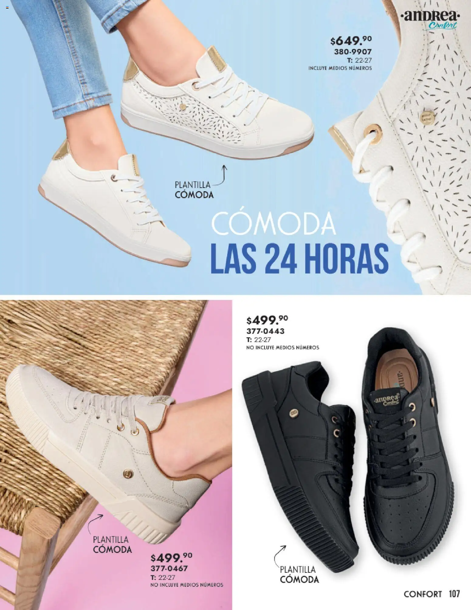 Nuevas ofertas de Andrea válidas en toda la República Mexicana desde el 25.01.2026. ¡Encuentra las mejores ofertas en Andrea catálogo Calzado Dama! | Página: 107
