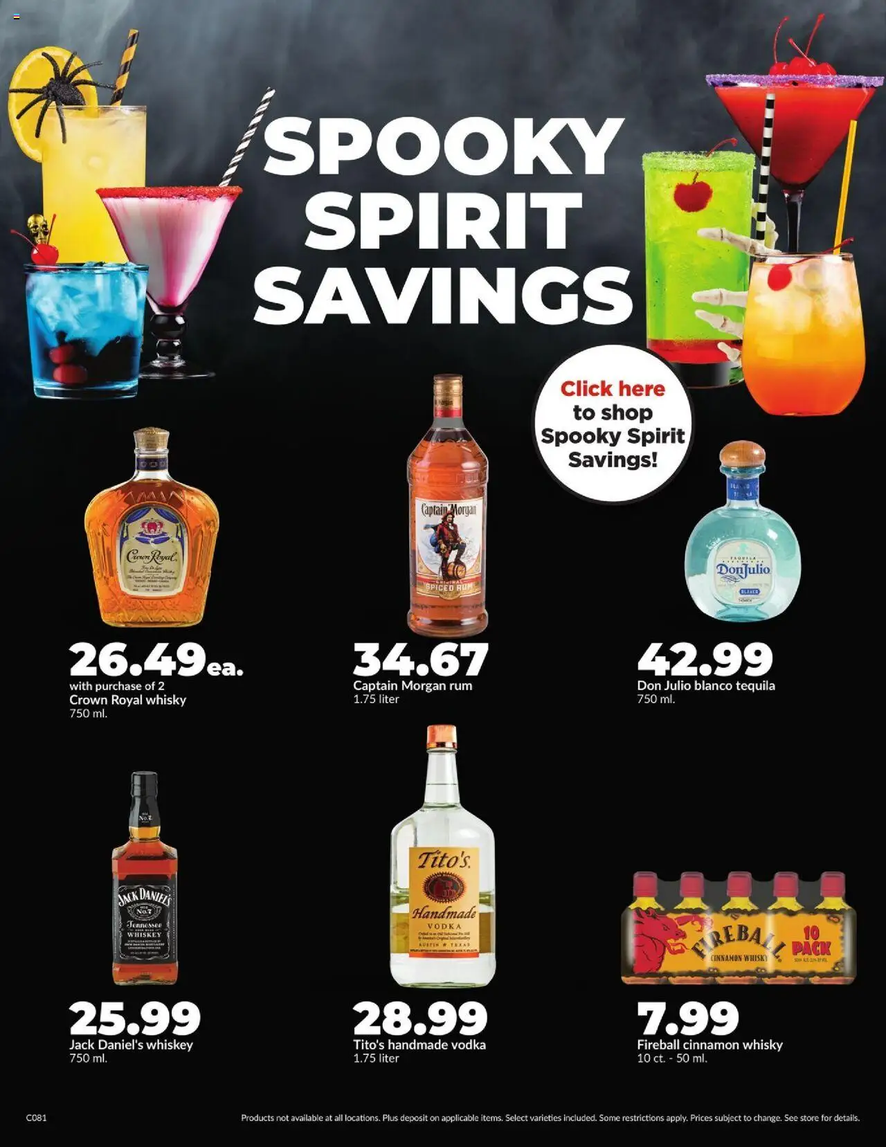 HyVee Weekly Ad - valid from 06.10.2025 | Page: 35 | Products: Vodka, Whiskey