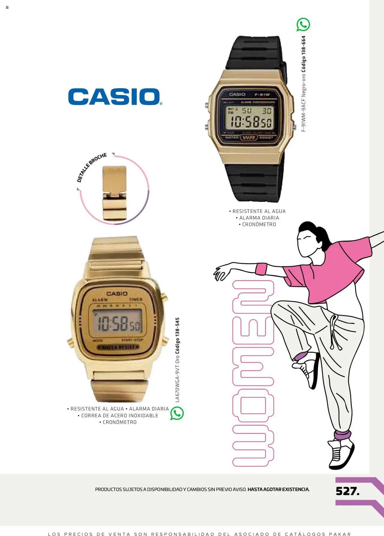 Nuevas ofertas de SC Pakar válidas en toda la República Mexicana desde el 29.08.2025. ¡Encuentra las mejores ofertas en SC Pakar - Catálogo Otoño Women! | Página: 527 | Productos: Agua, Alarma