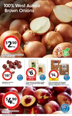 Preview of Coles Catalogue PT Hedland - valid from 10.12.2025 | Page: 25 | Products: Almonds, Pasta, Salad, Bag